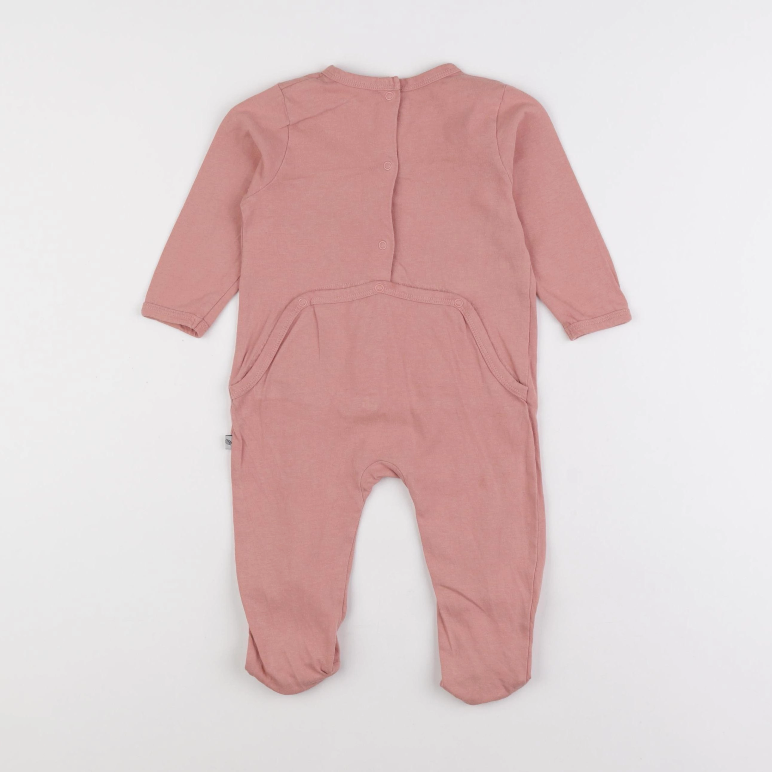 Vertbaudet - pyjama coton rose - 12 mois