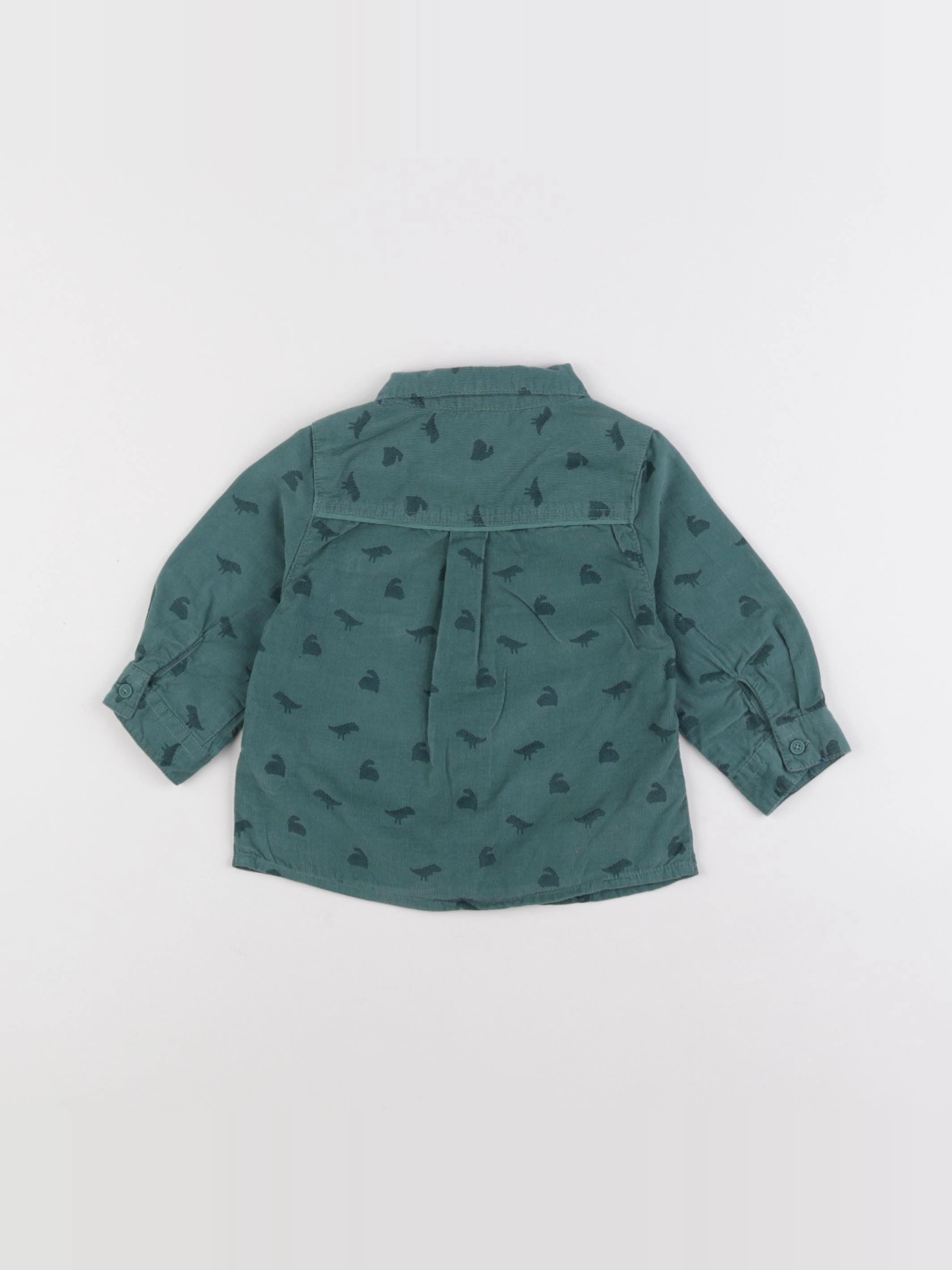 Tape à l'oeil - chemise vert - 6 mois