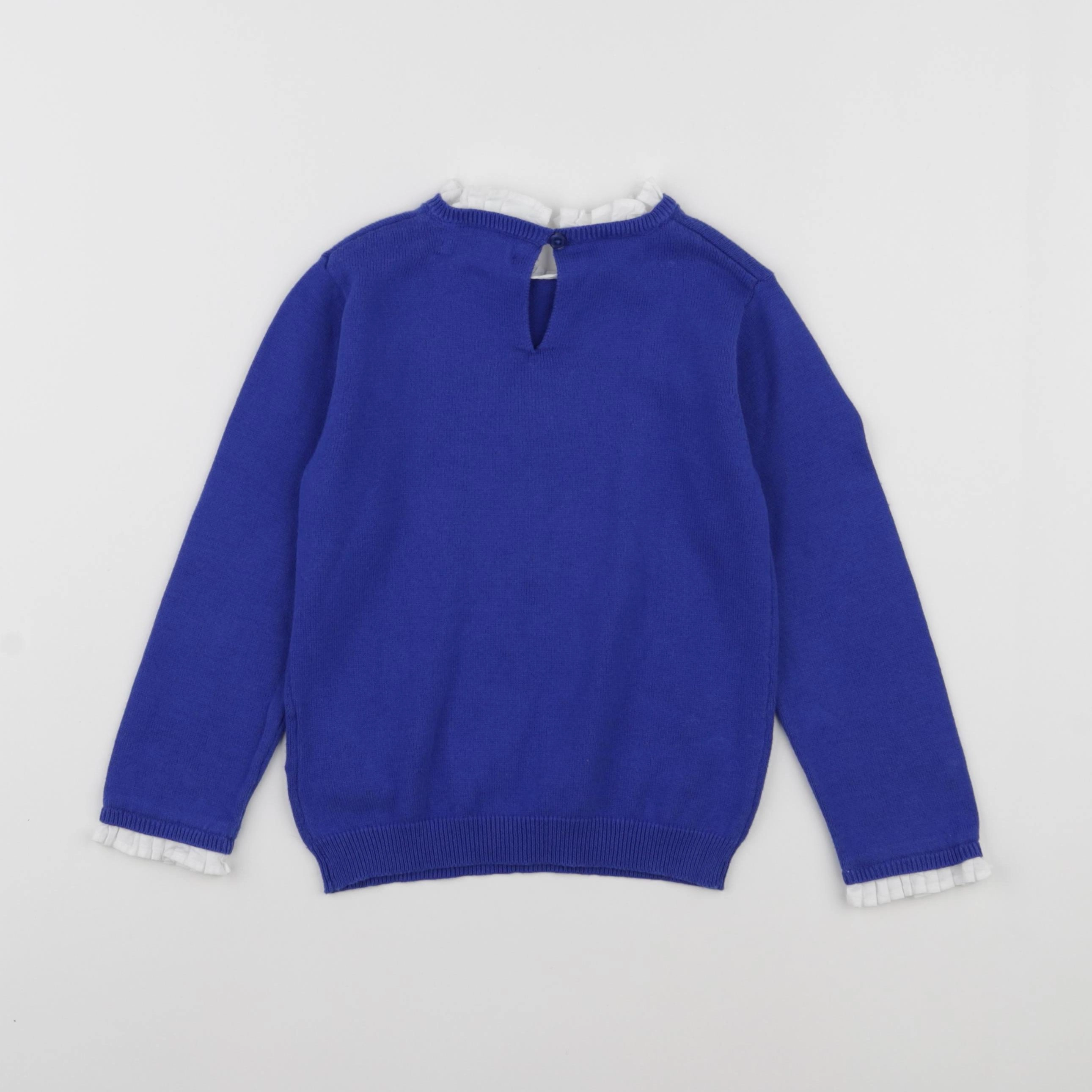 Monoprix - pull bleu - 5 ans