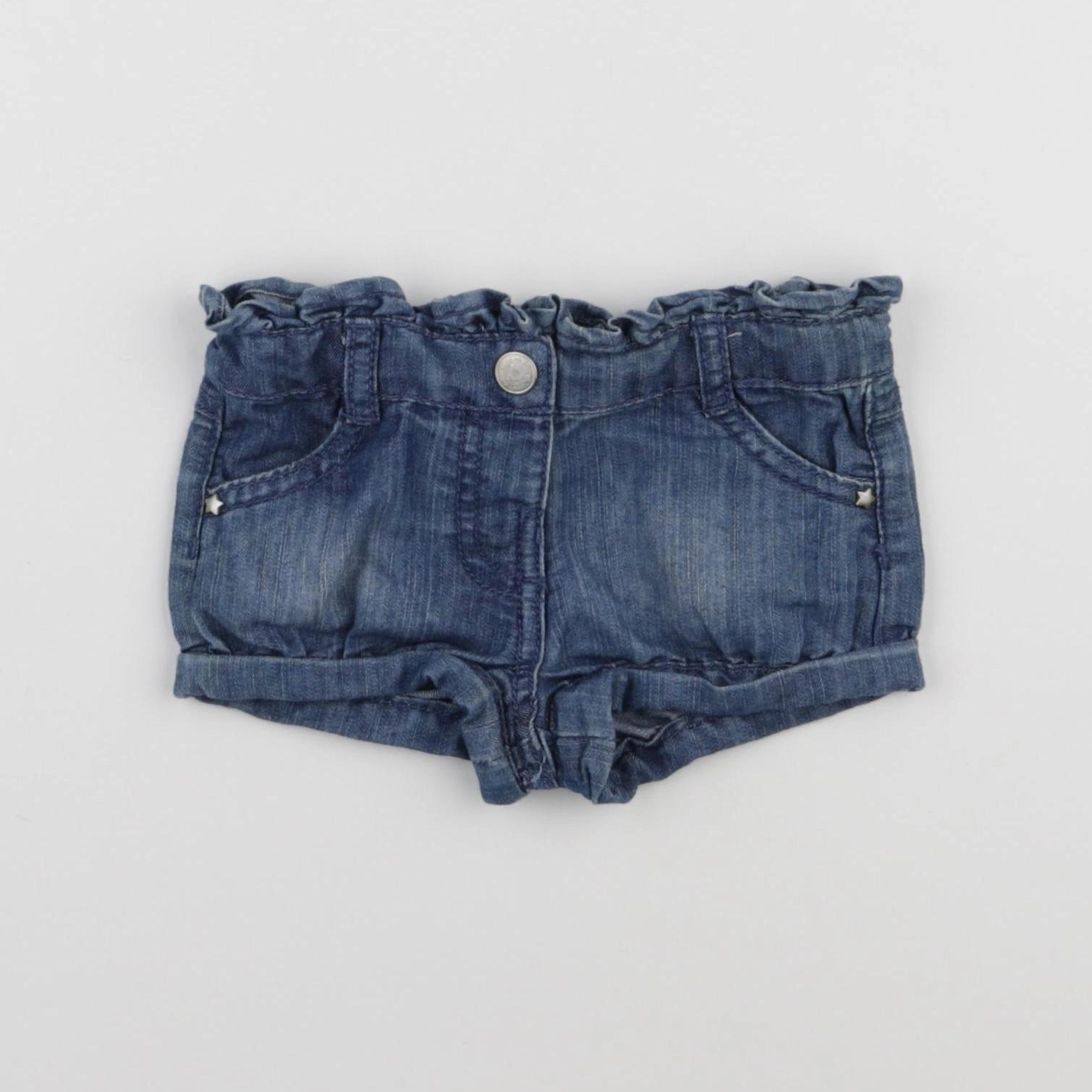 Tape à l'oeil - short bleu - 9 mois