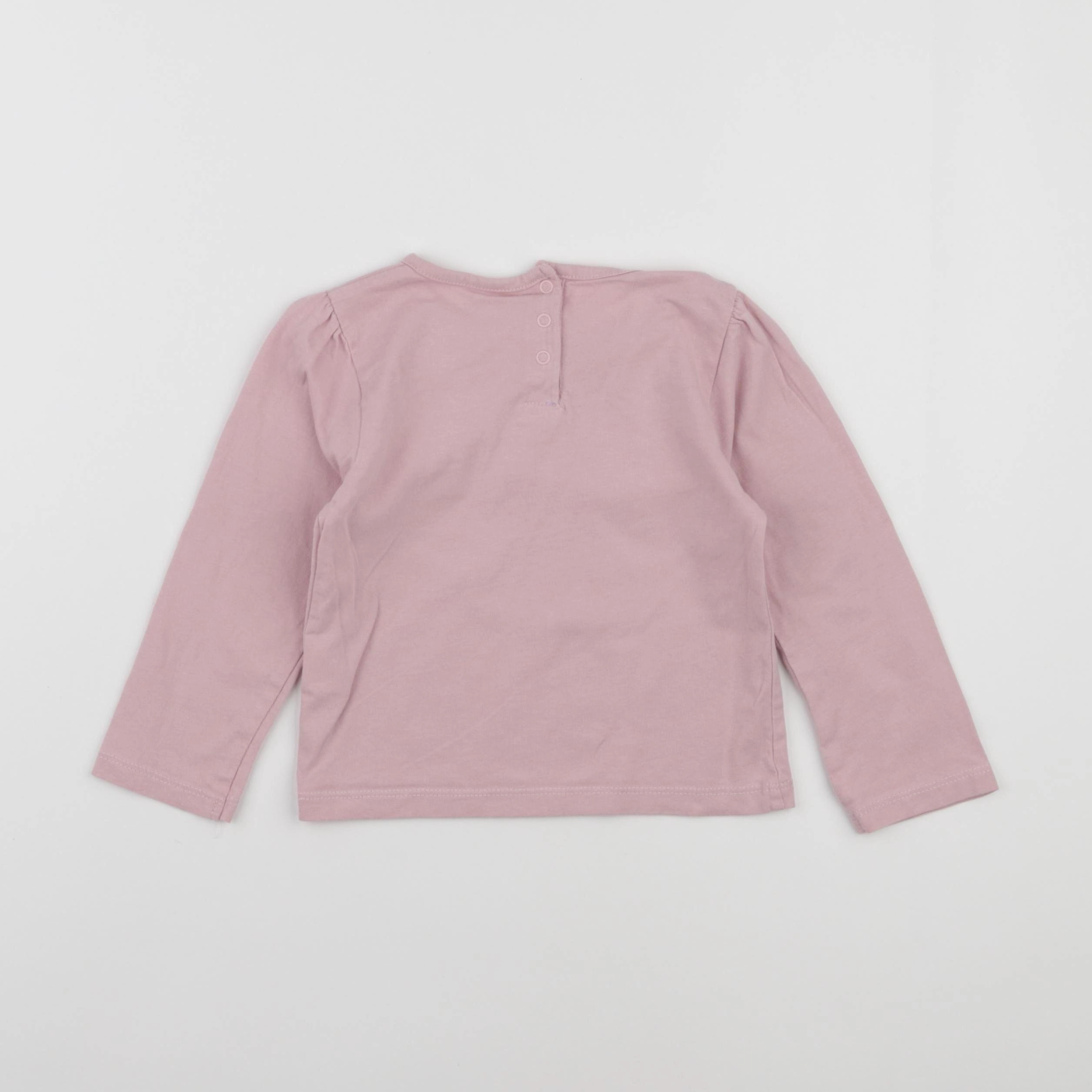 Vertbaudet - tee-shirt rose - 24 mois