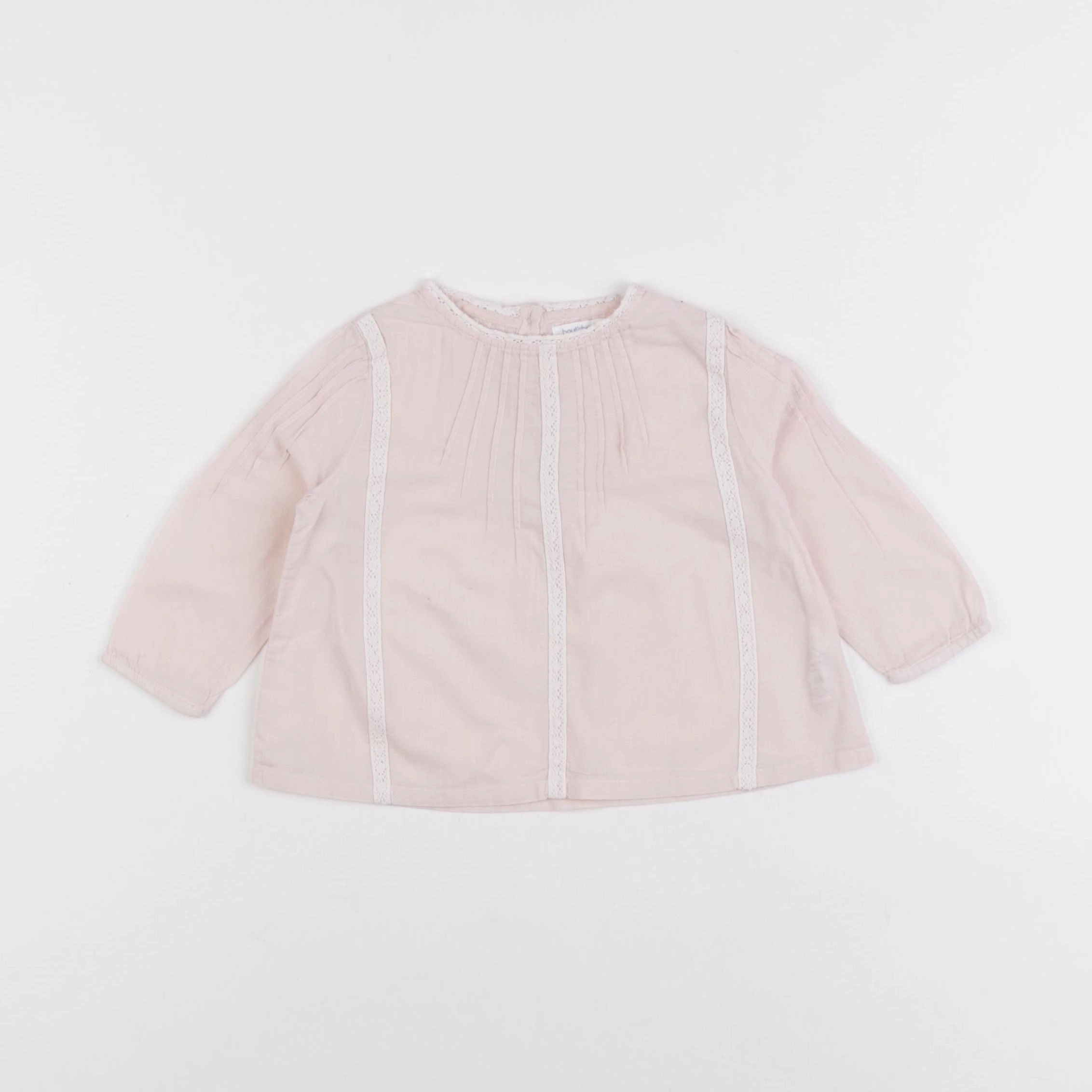 Boutchou - blouse rose - 9 mois