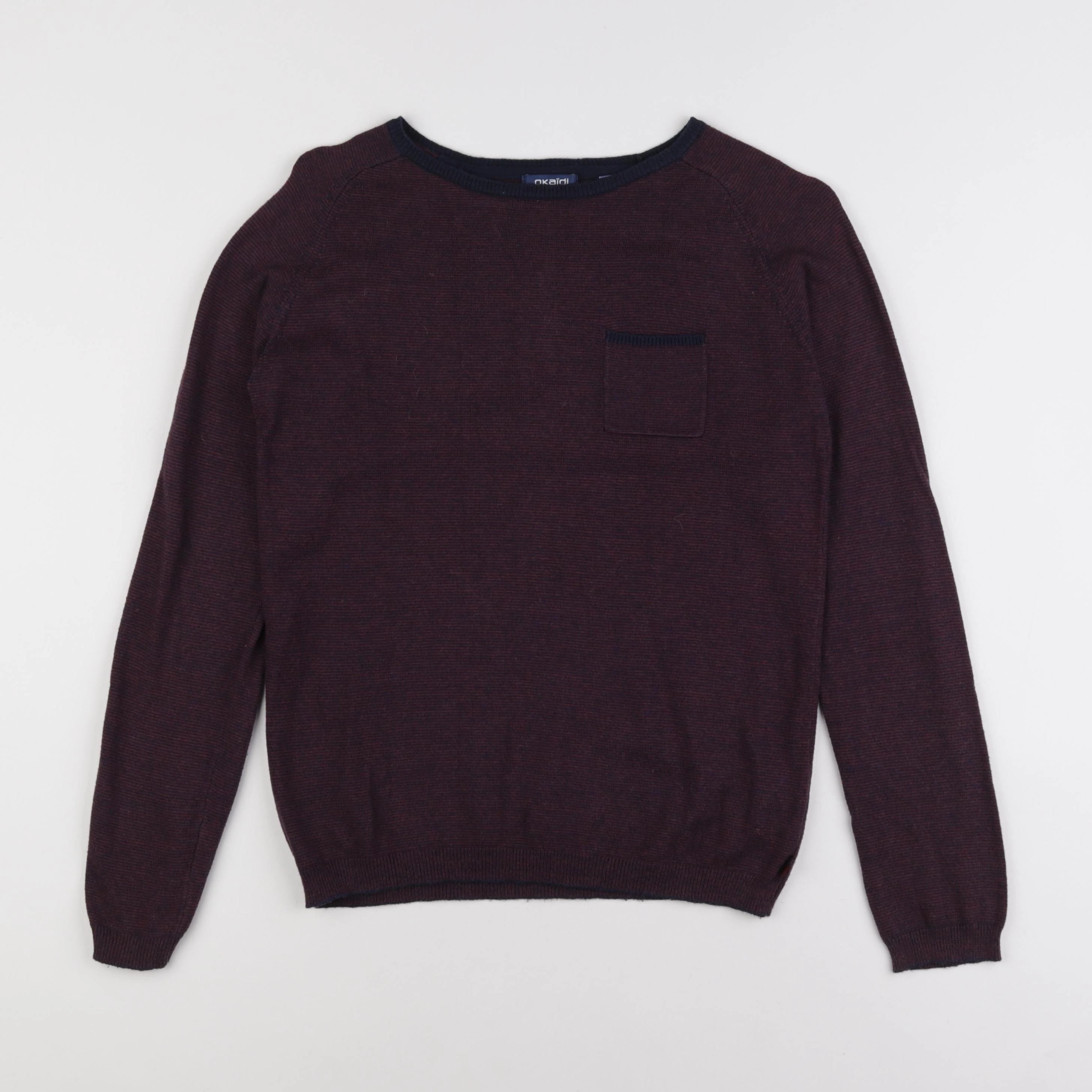 Okaidi - pull rouge - 12 ans