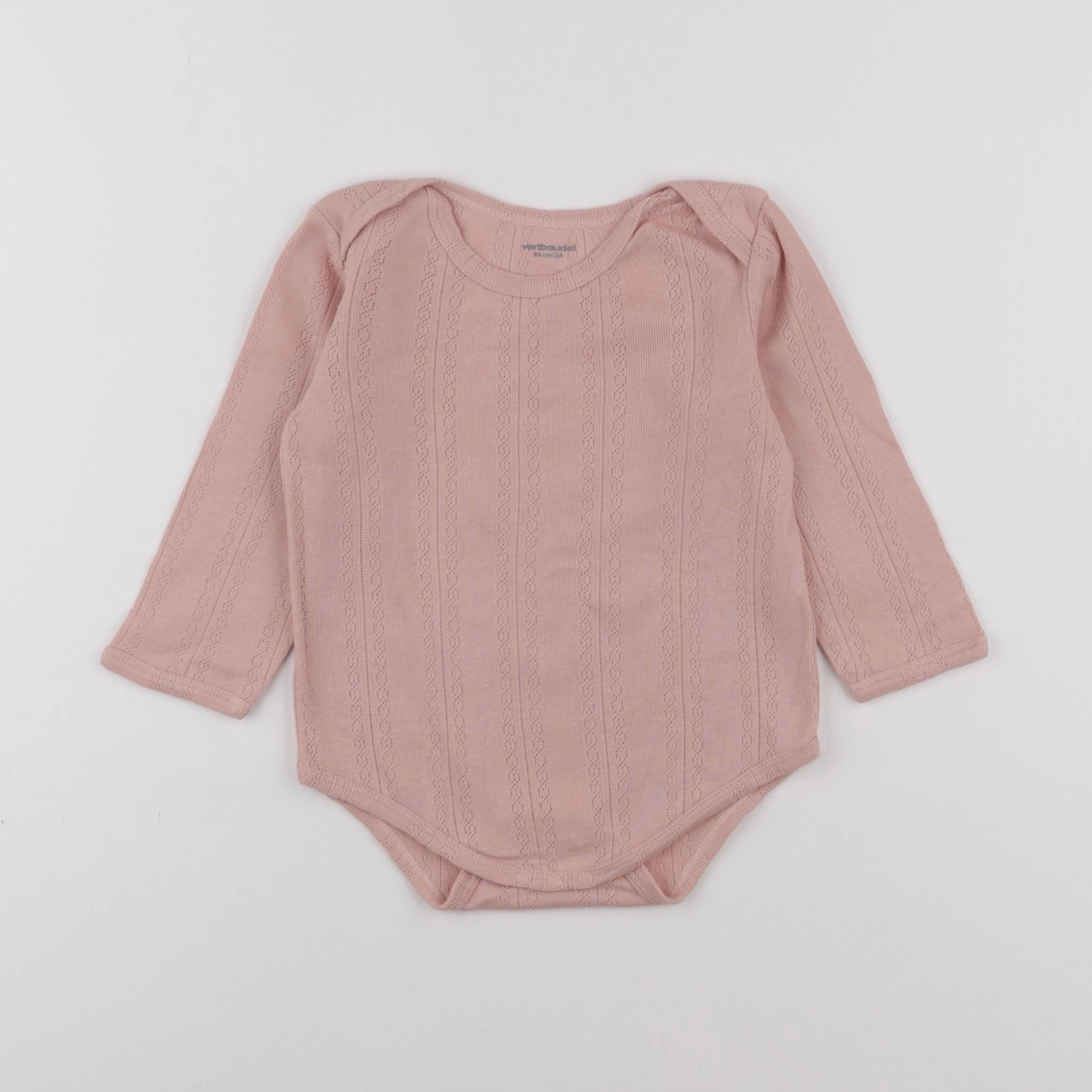 Vertbaudet - body rose - 2 ans