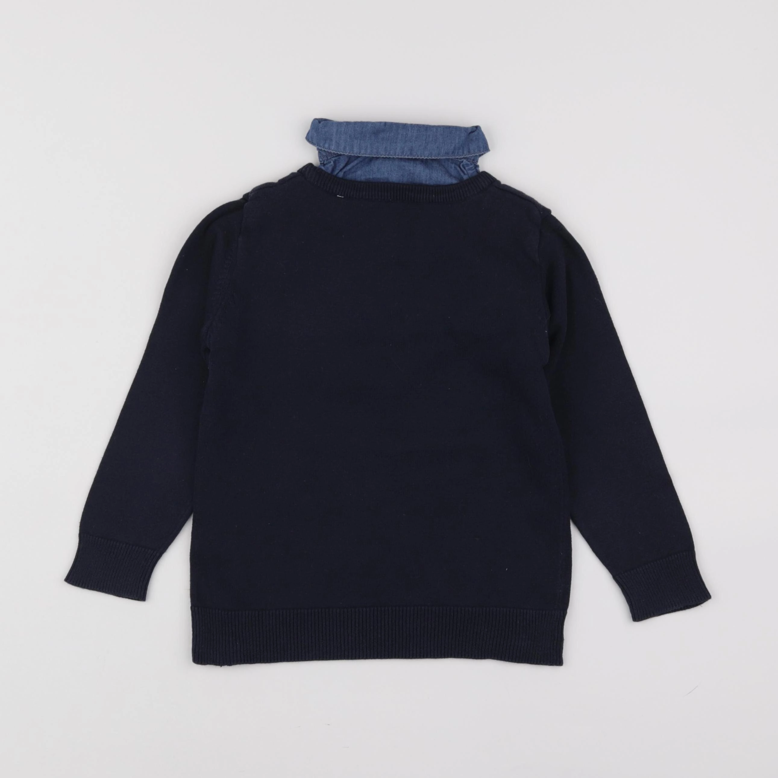 Vertbaudet - pull bleu - 5 ans