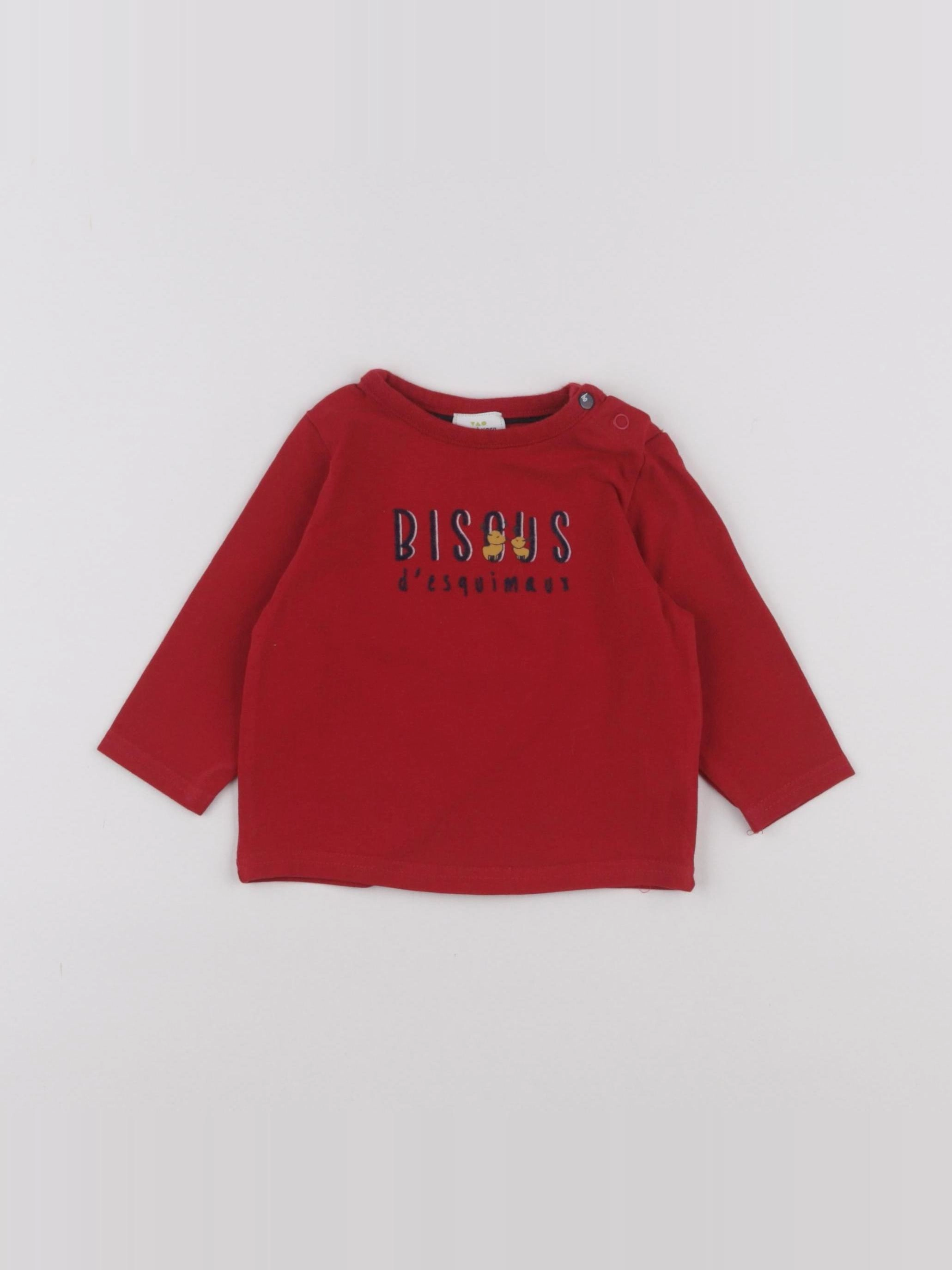Tape à l'oeil - tee-shirt rouge - 6 mois