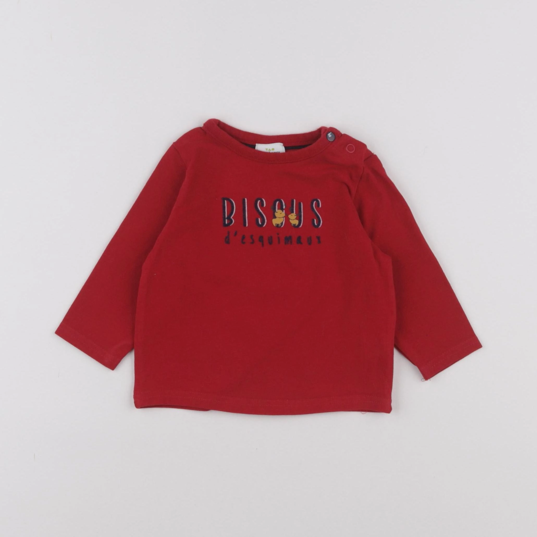 Tape à l'oeil - tee-shirt rouge - 6 mois