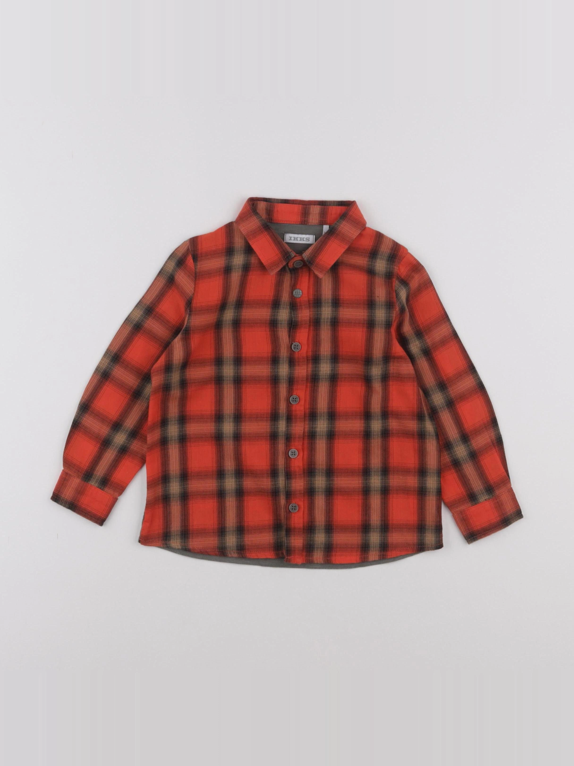 IKKS - chemise rouge - 2 ans