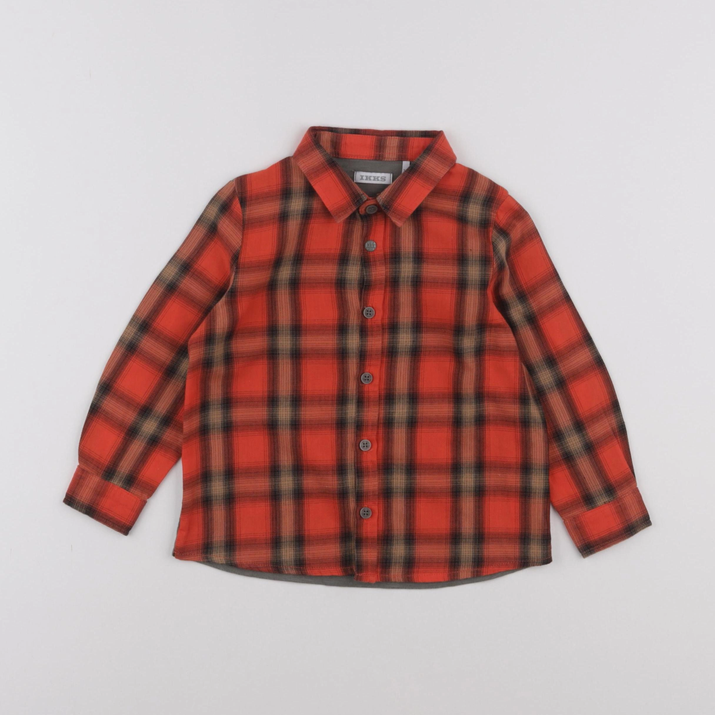 IKKS - chemise rouge - 2 ans