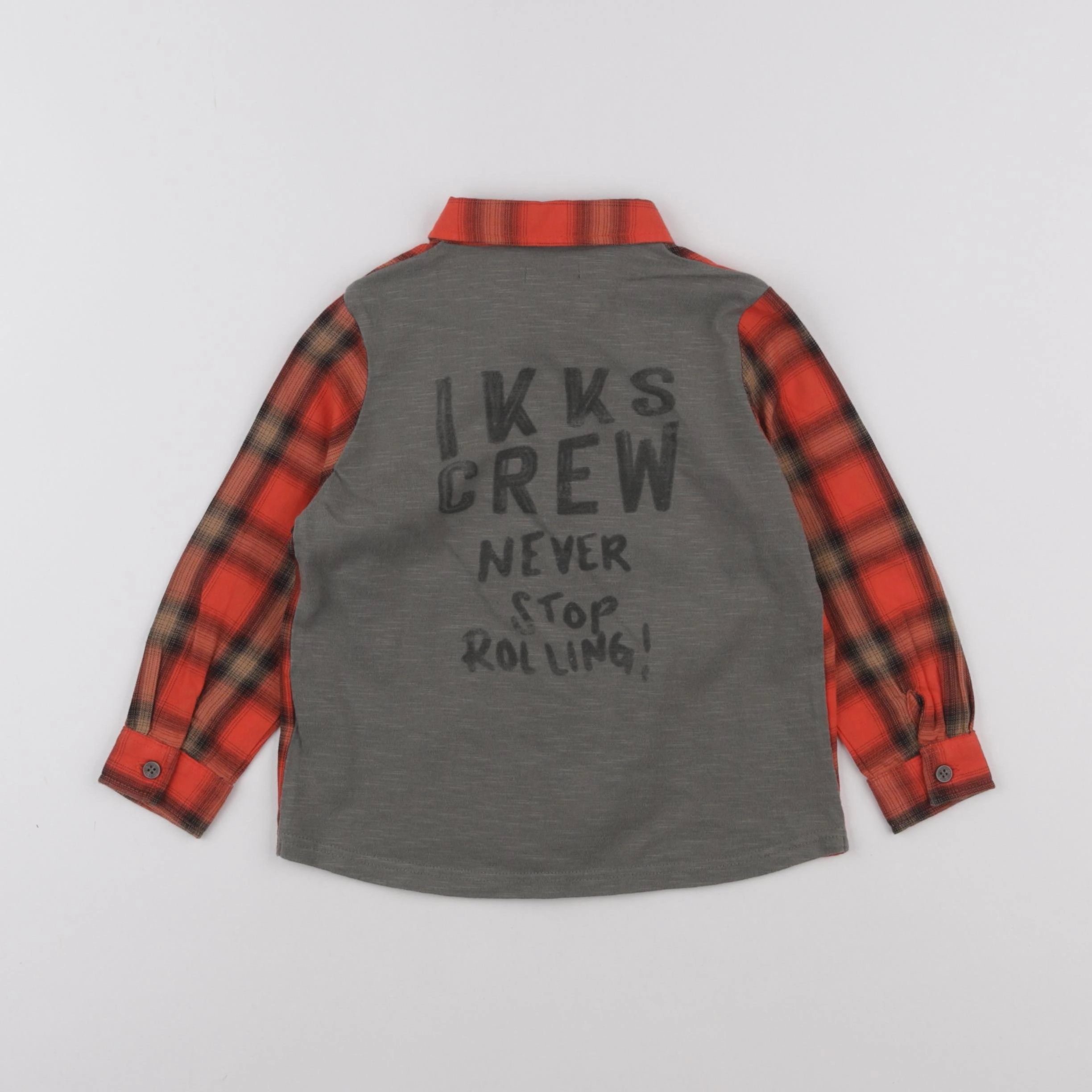 IKKS - chemise rouge - 2 ans
