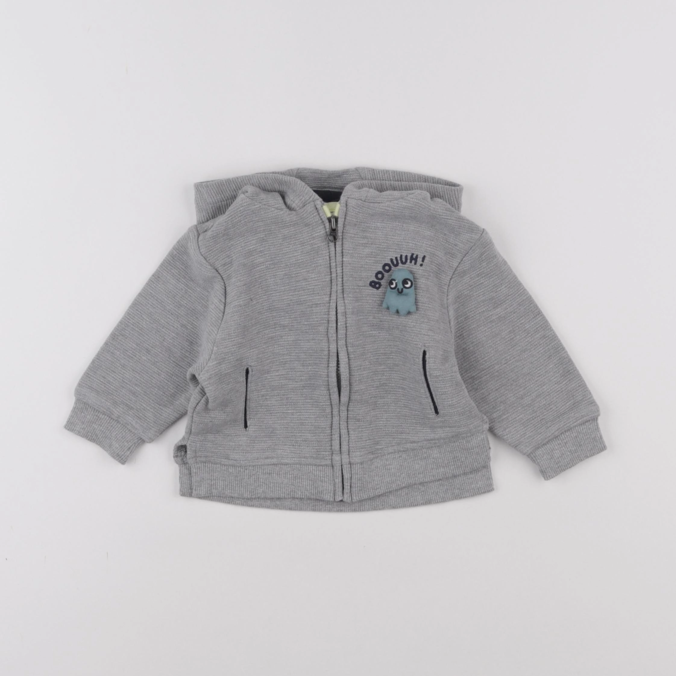 Tape à l'oeil - sweat gris - 6 mois