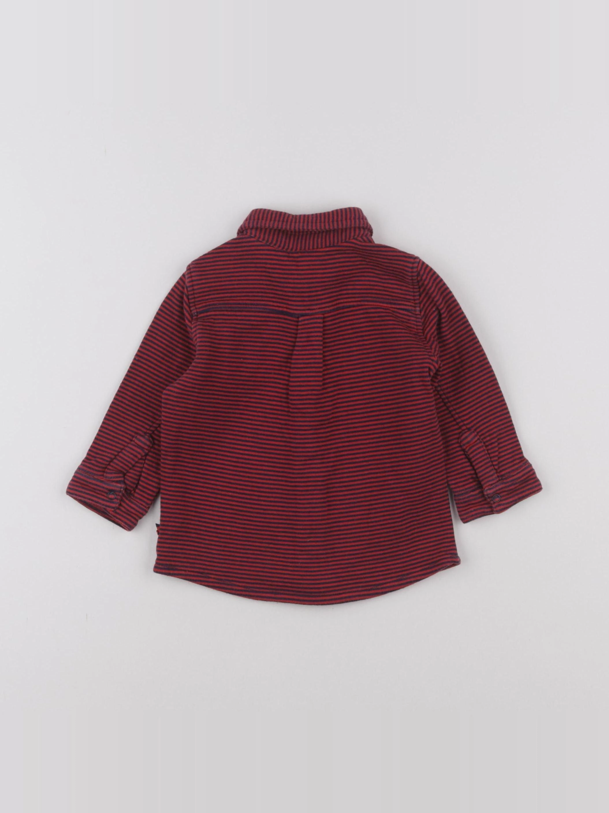 Cadet Rousselle - chemise rouge - 6 mois