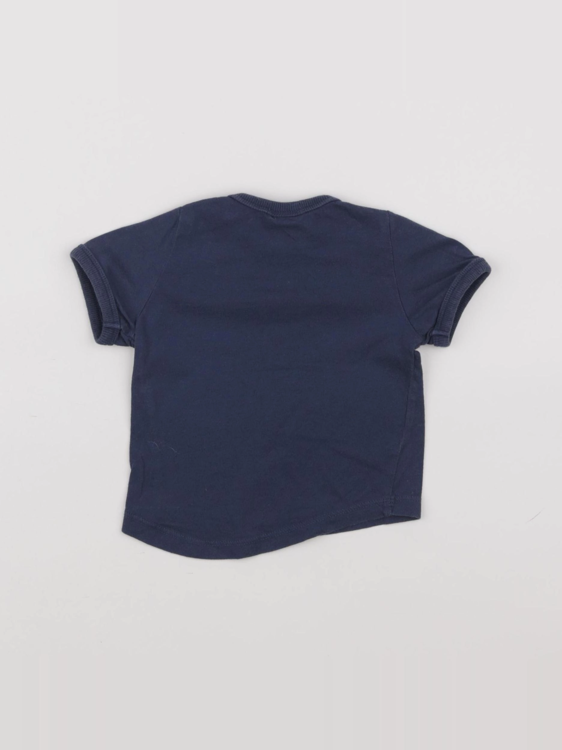Tape à l'oeil - tee-shirt bleu - 6 mois