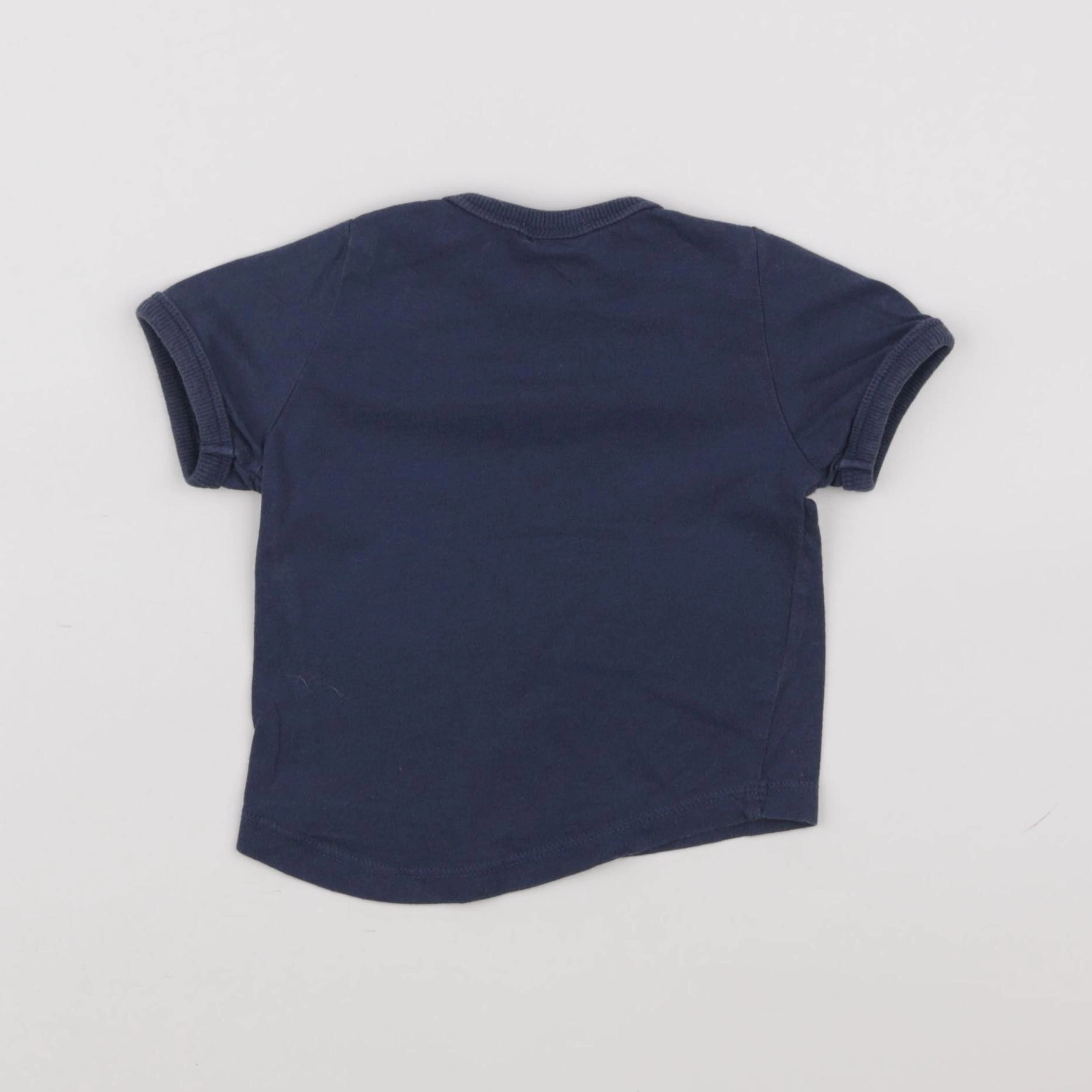 Tape à l'oeil - tee-shirt bleu - 6 mois