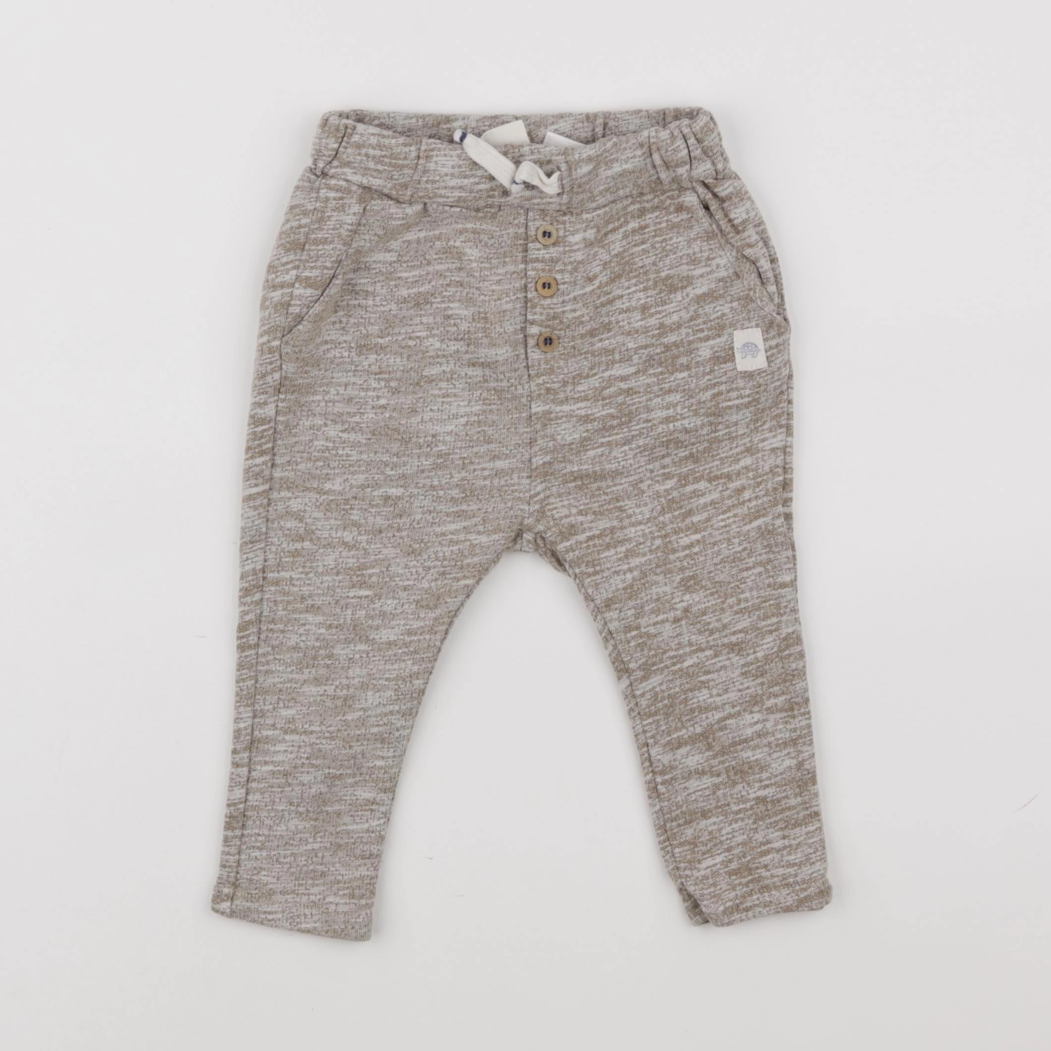 Zara - jogging beige - 6/9 mois