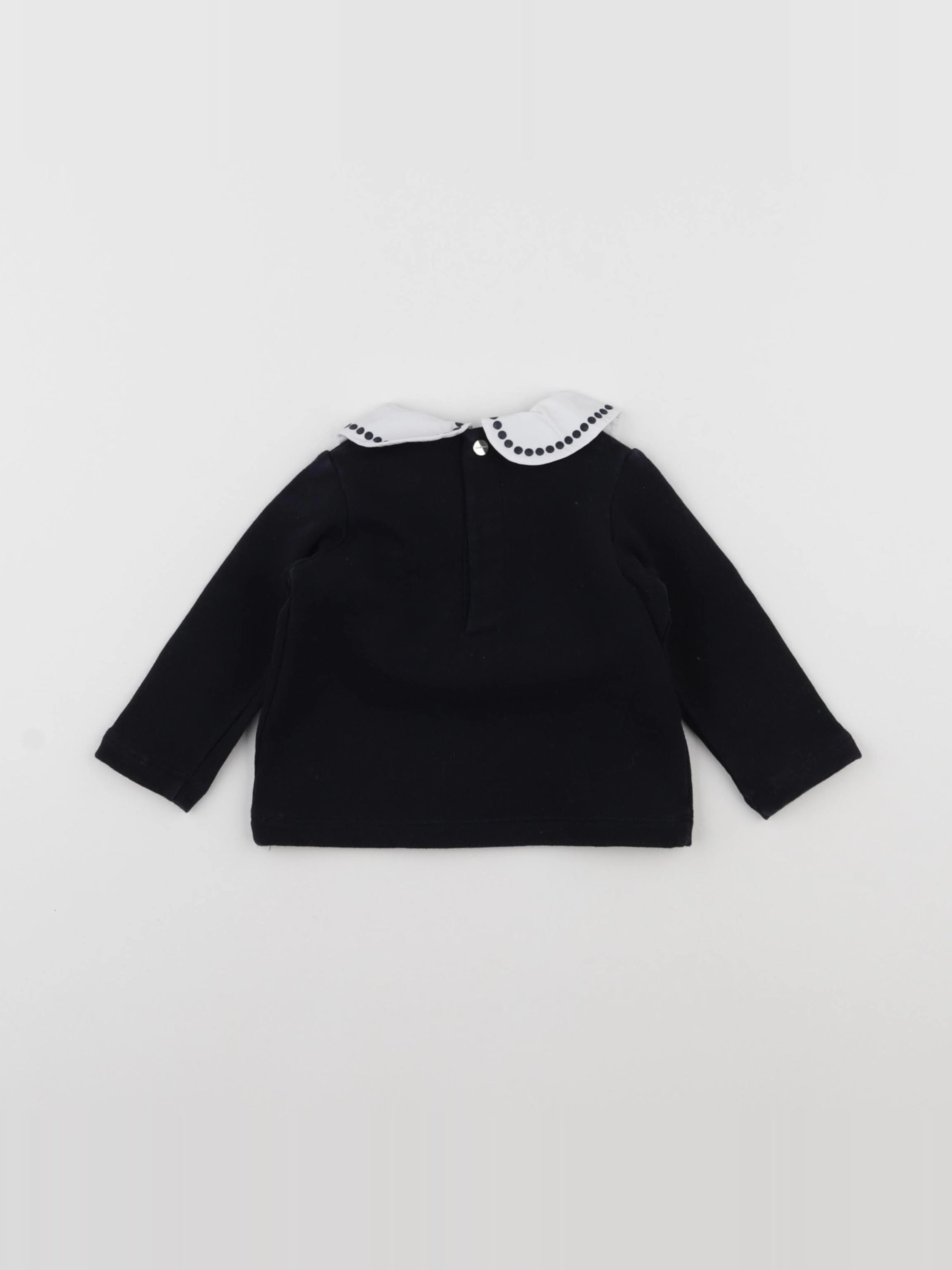 Jacadi - sweat noir - 6 mois