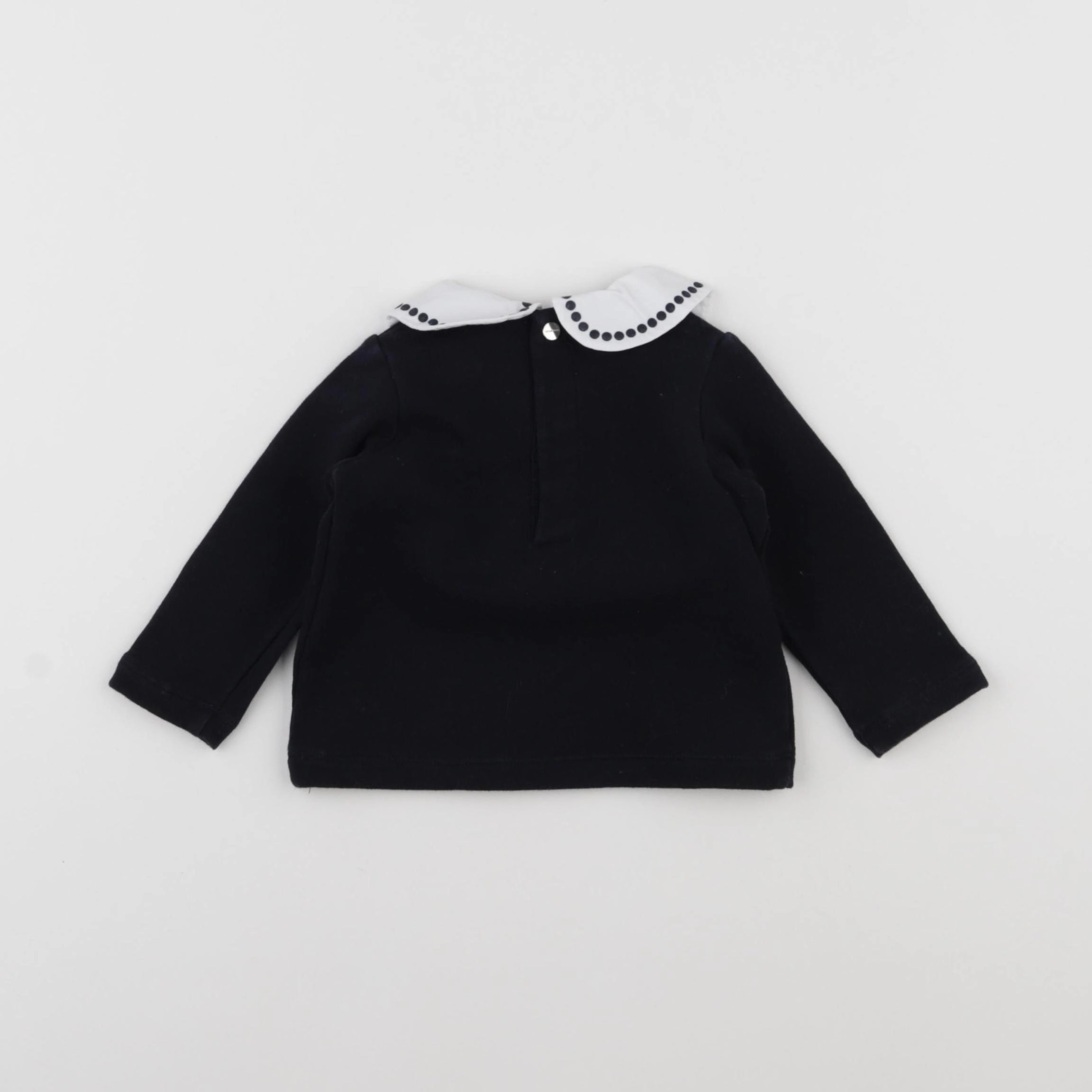 Jacadi - sweat noir - 6 mois