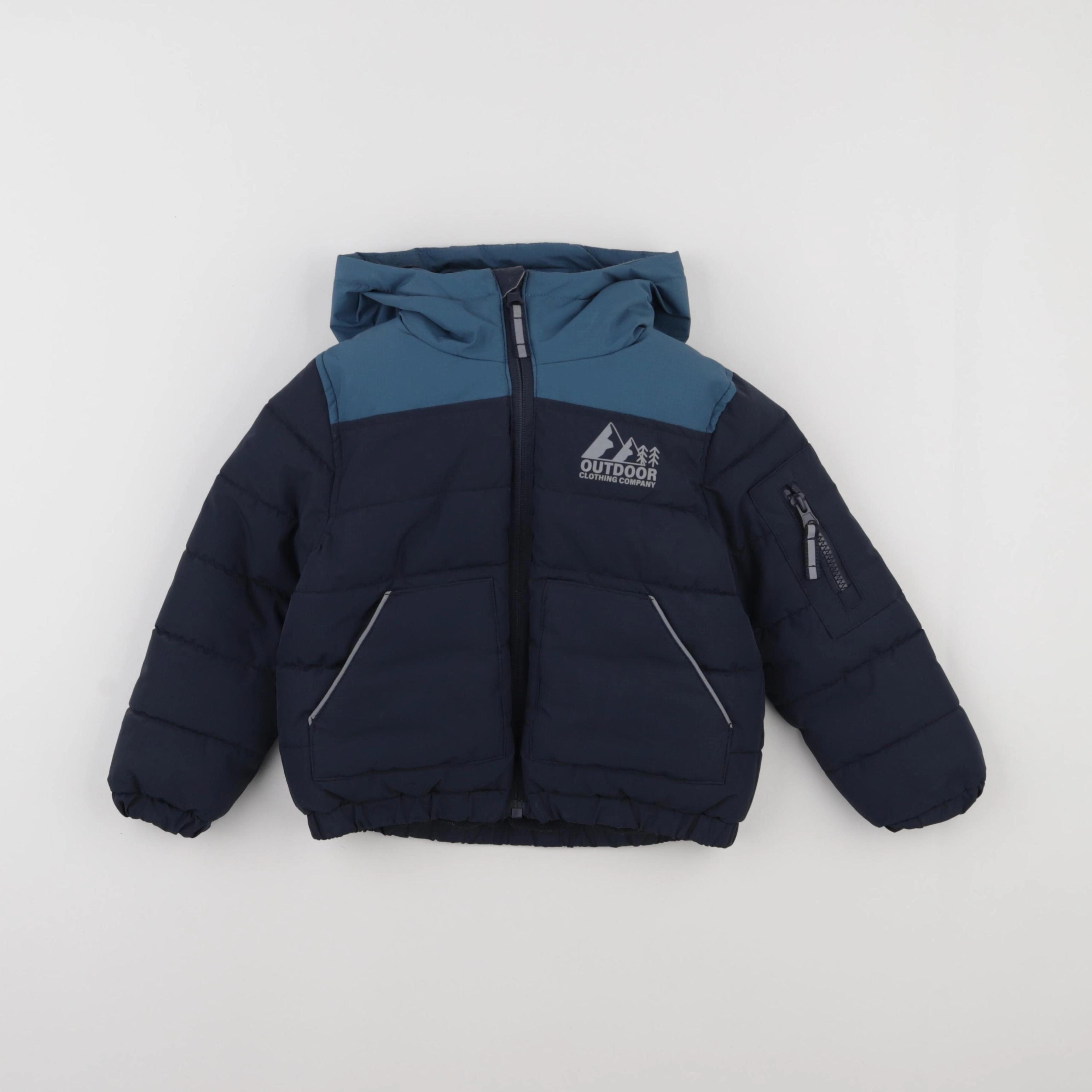 Vertbaudet - doudoune bleu - 3 ans