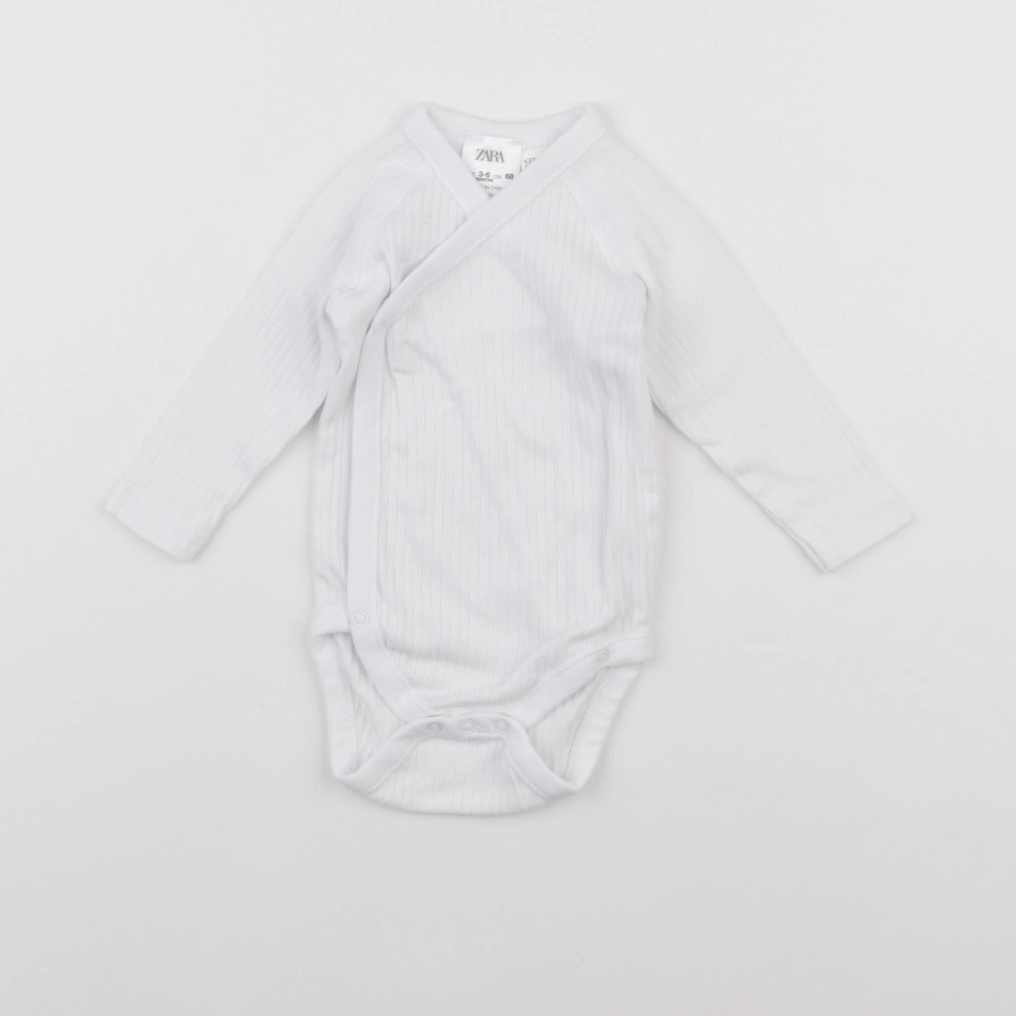 Zara - body blanc - 3/6 mois