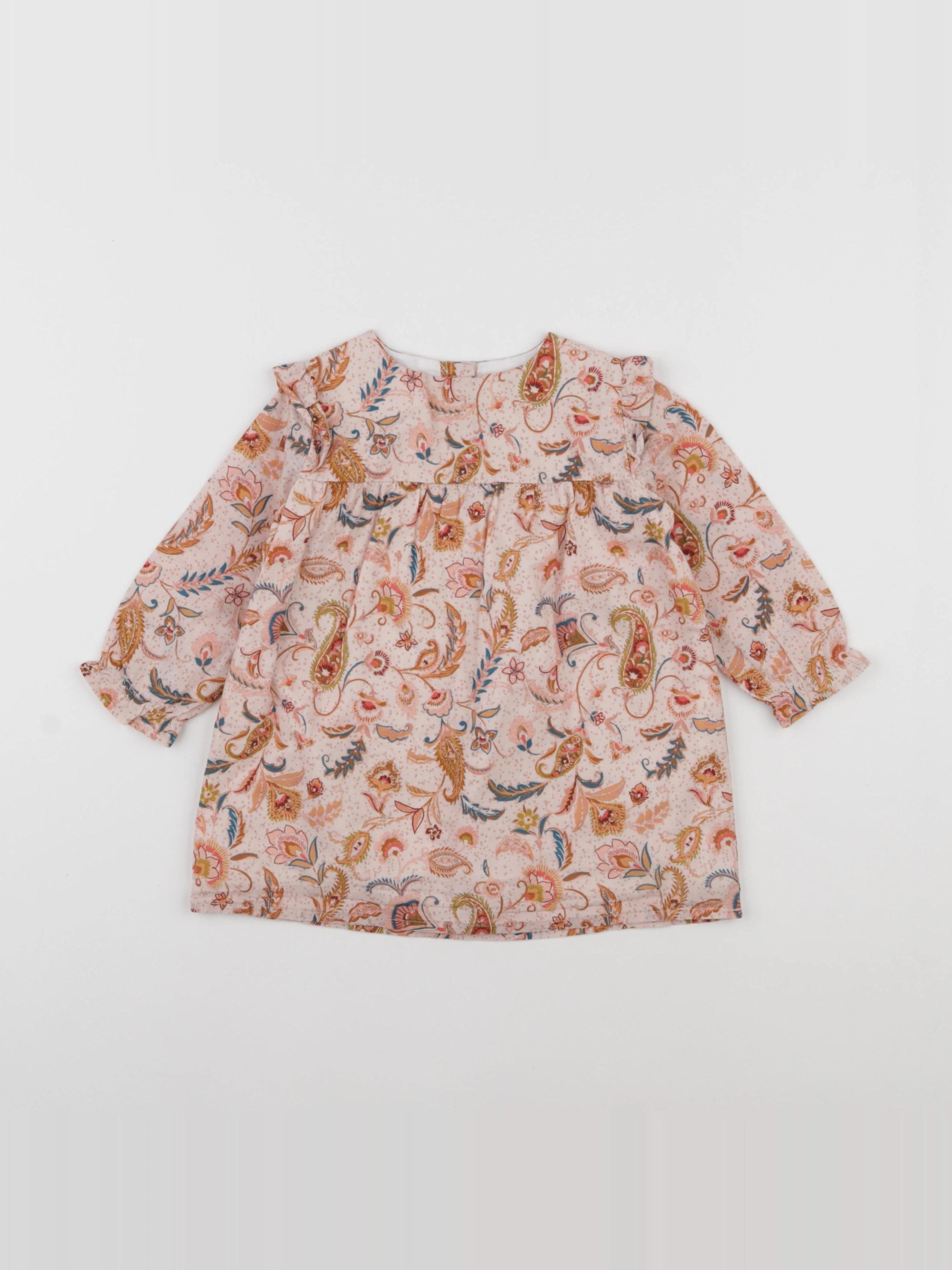 Eden & Victor - robe multicolore - 12 mois