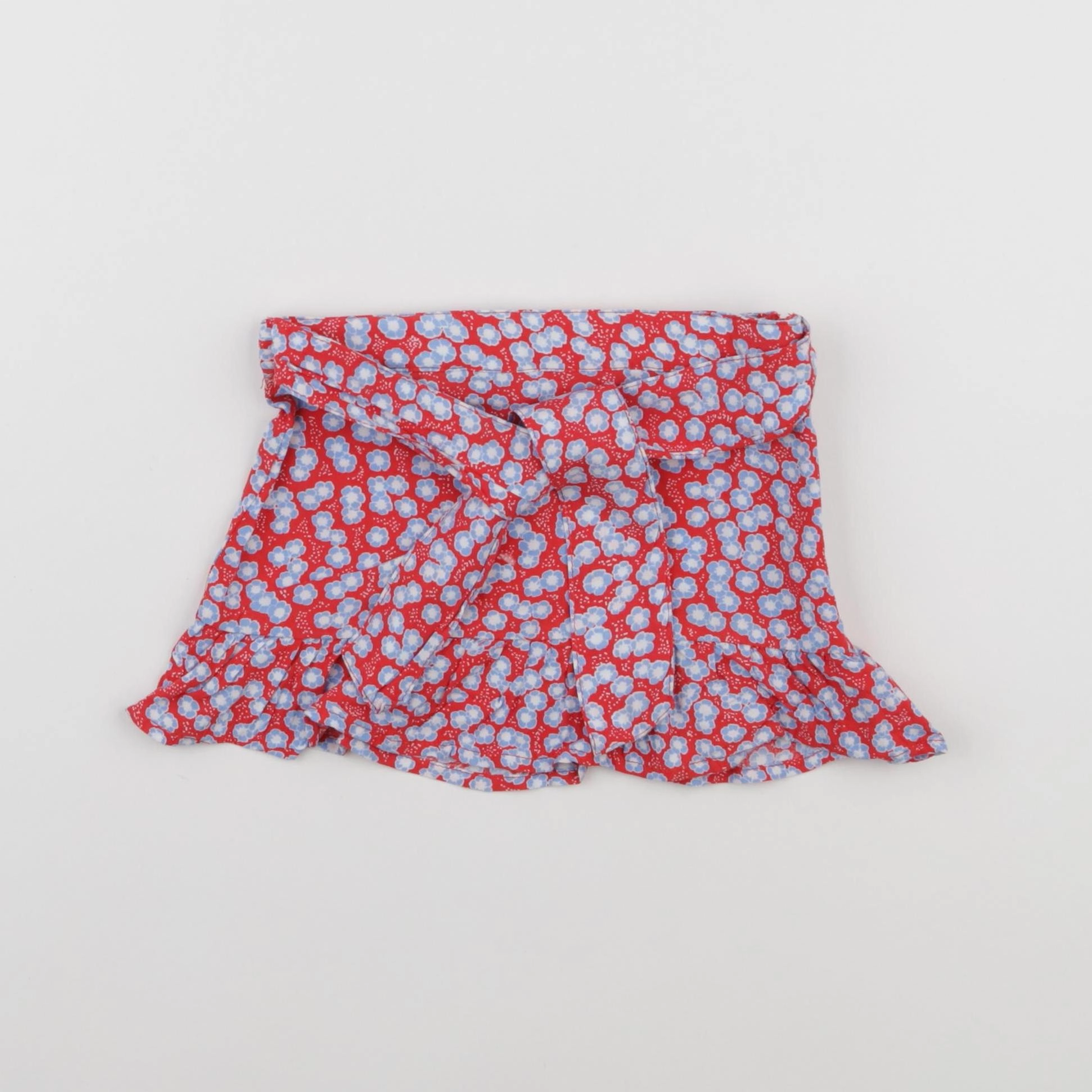 Vertbaudet - jupe bleu, rouge - 2 ans