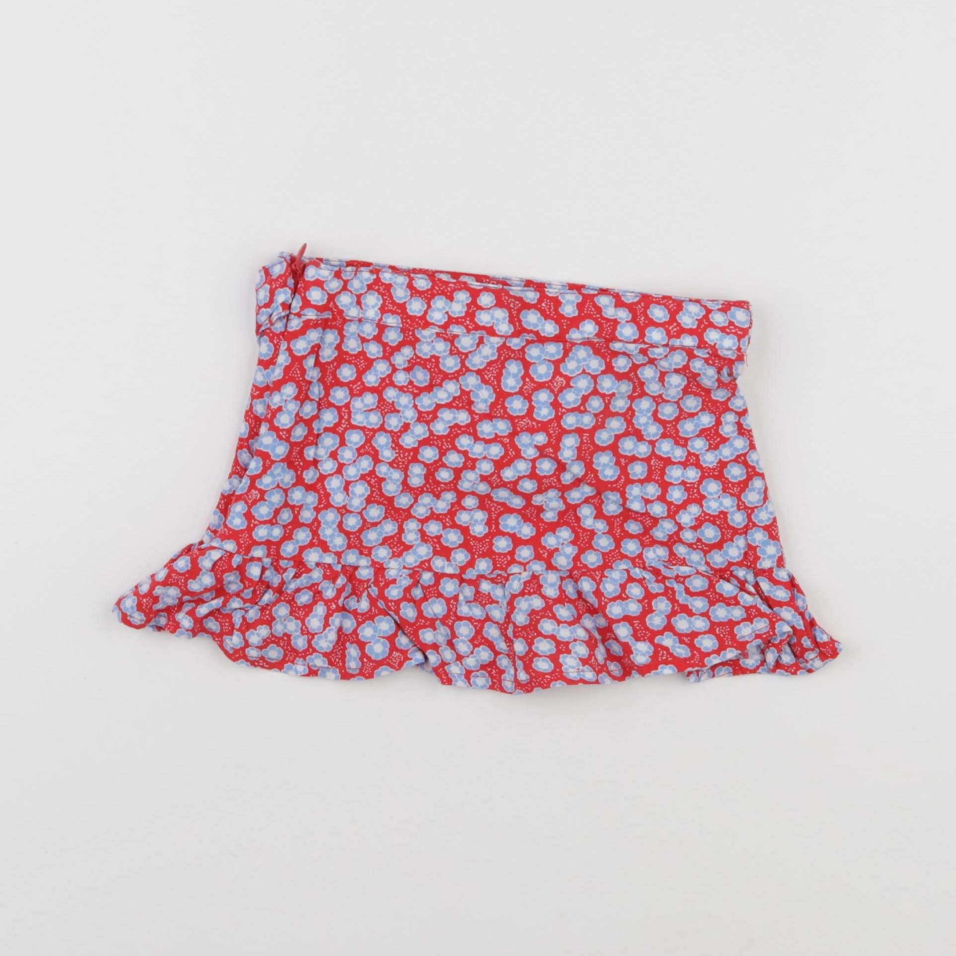 Vertbaudet - jupe bleu, rouge - 2 ans