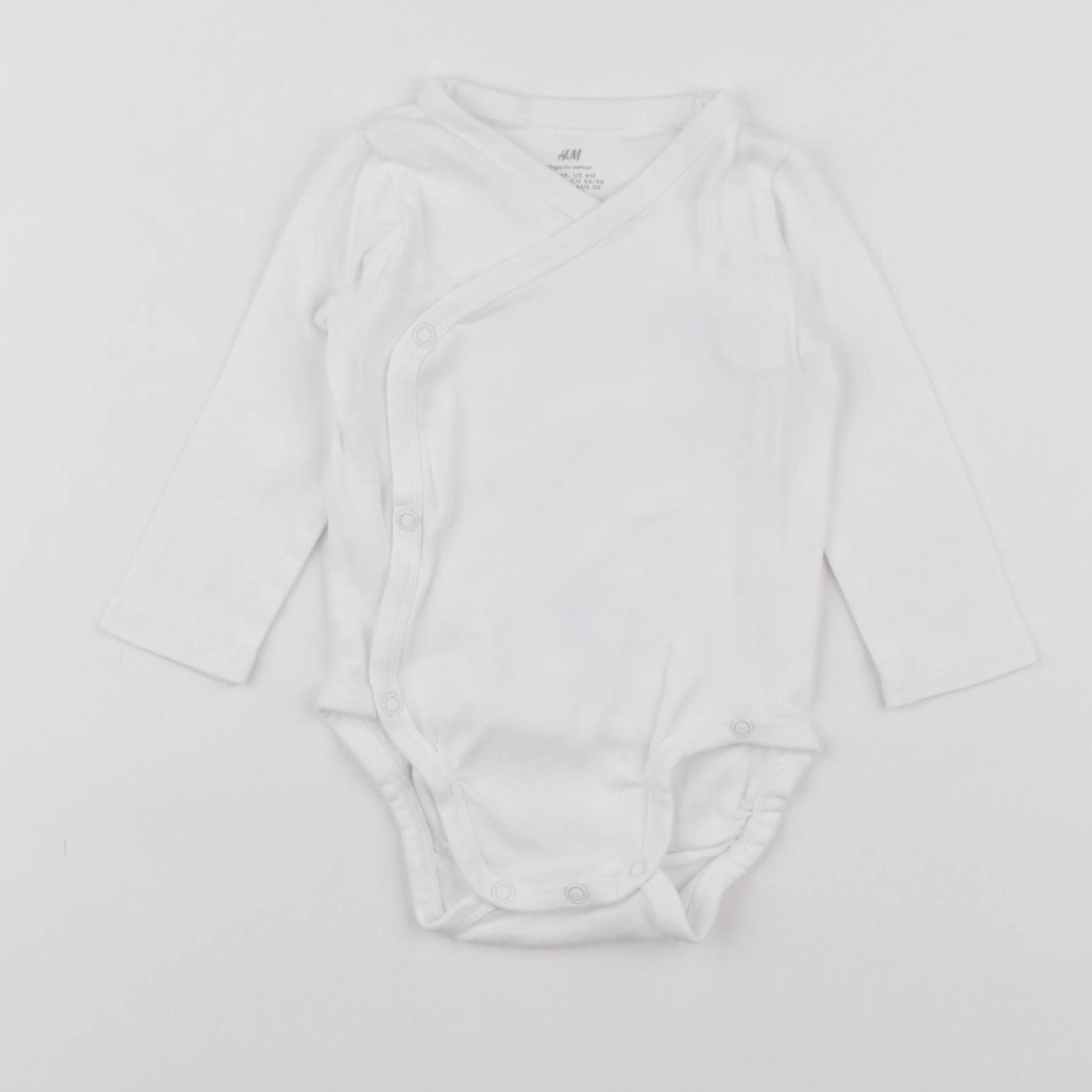 H&M - body blanc - 3/6 mois
