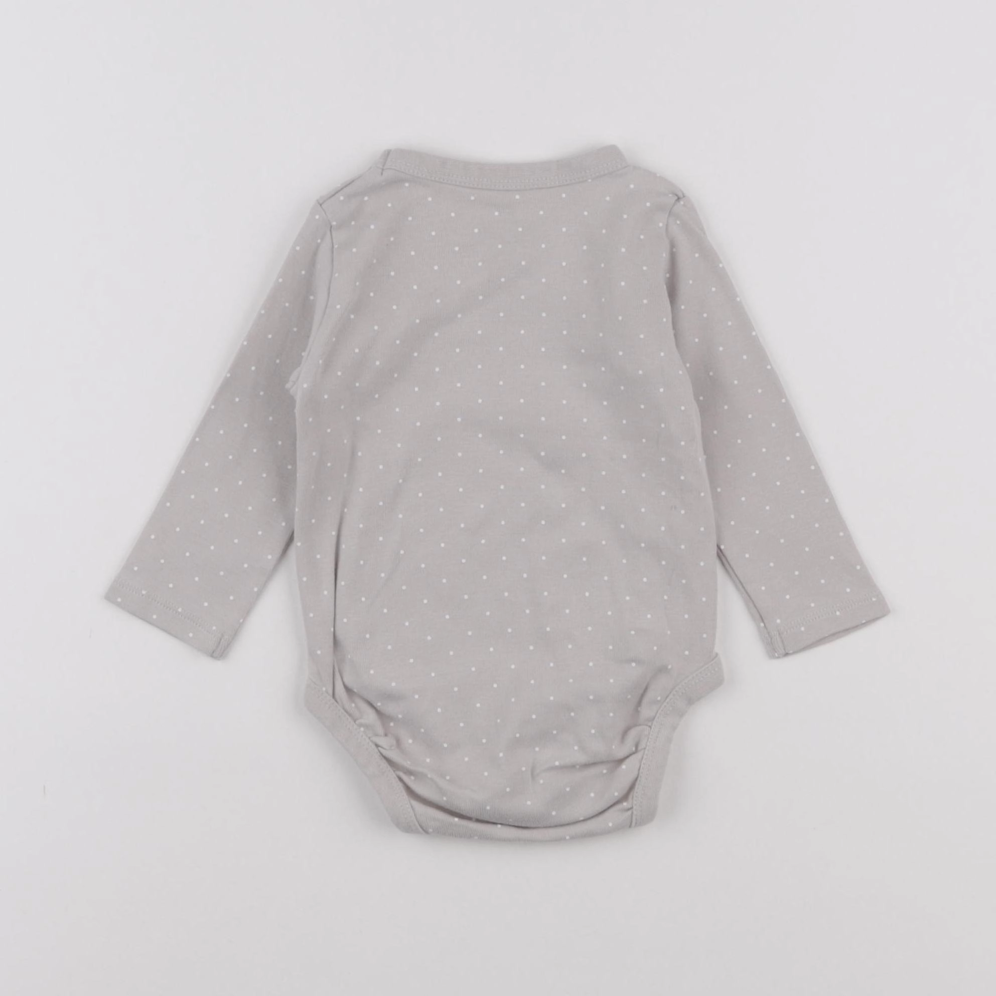H&M - body beige - 3/6 mois