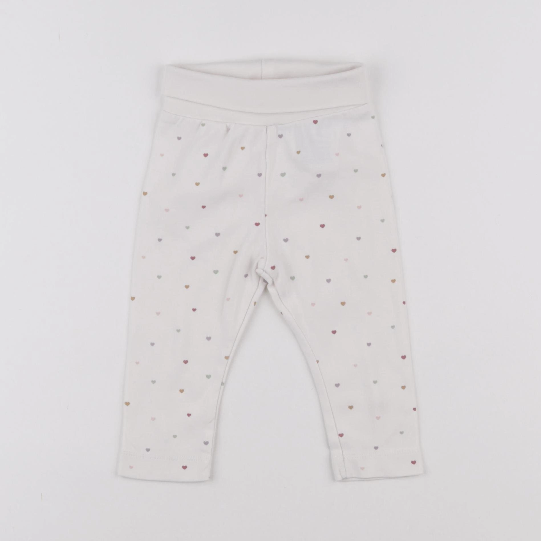H&M - legging beige - 6/9 mois