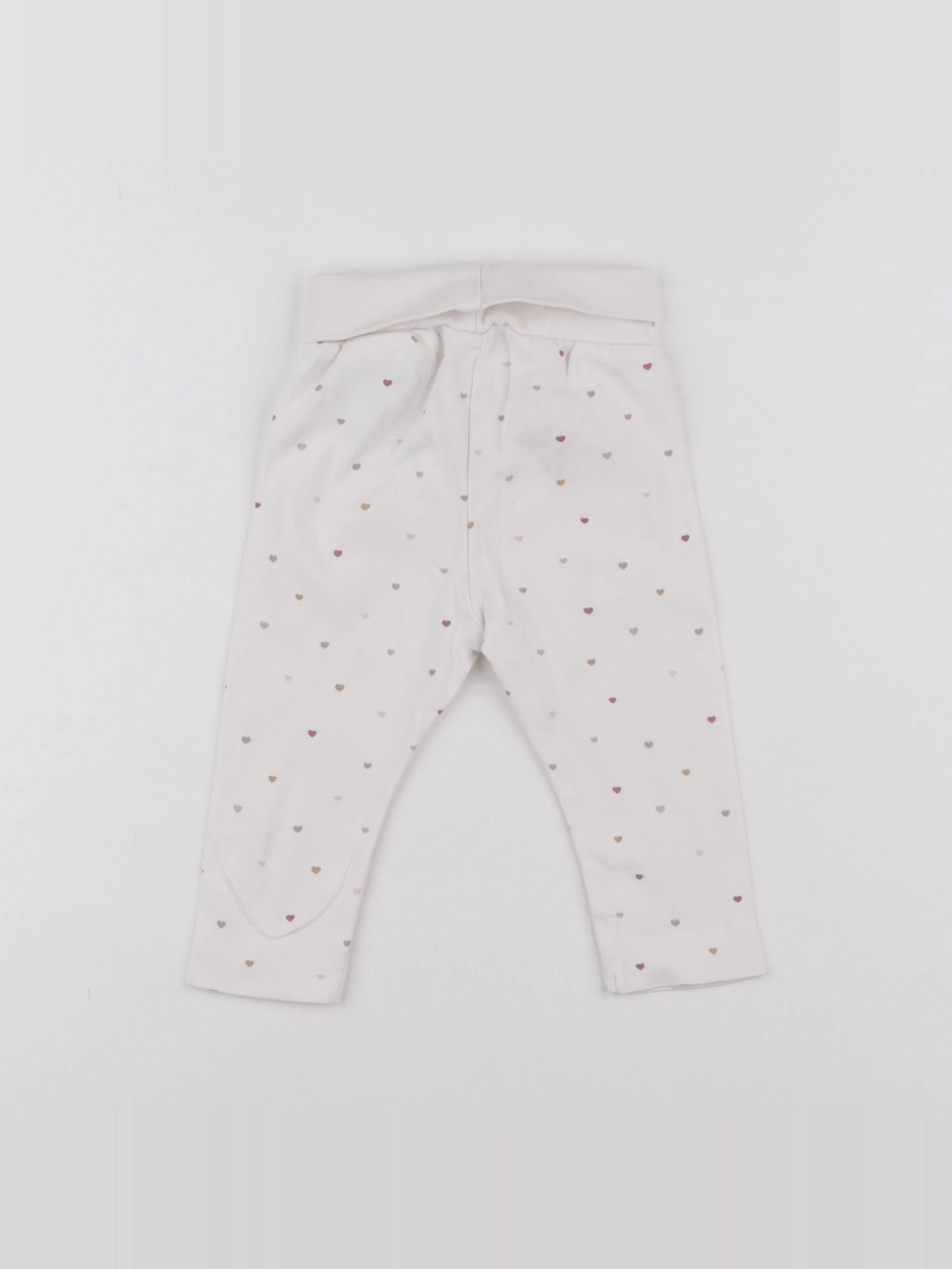 H&M - legging beige - 6/9 mois
