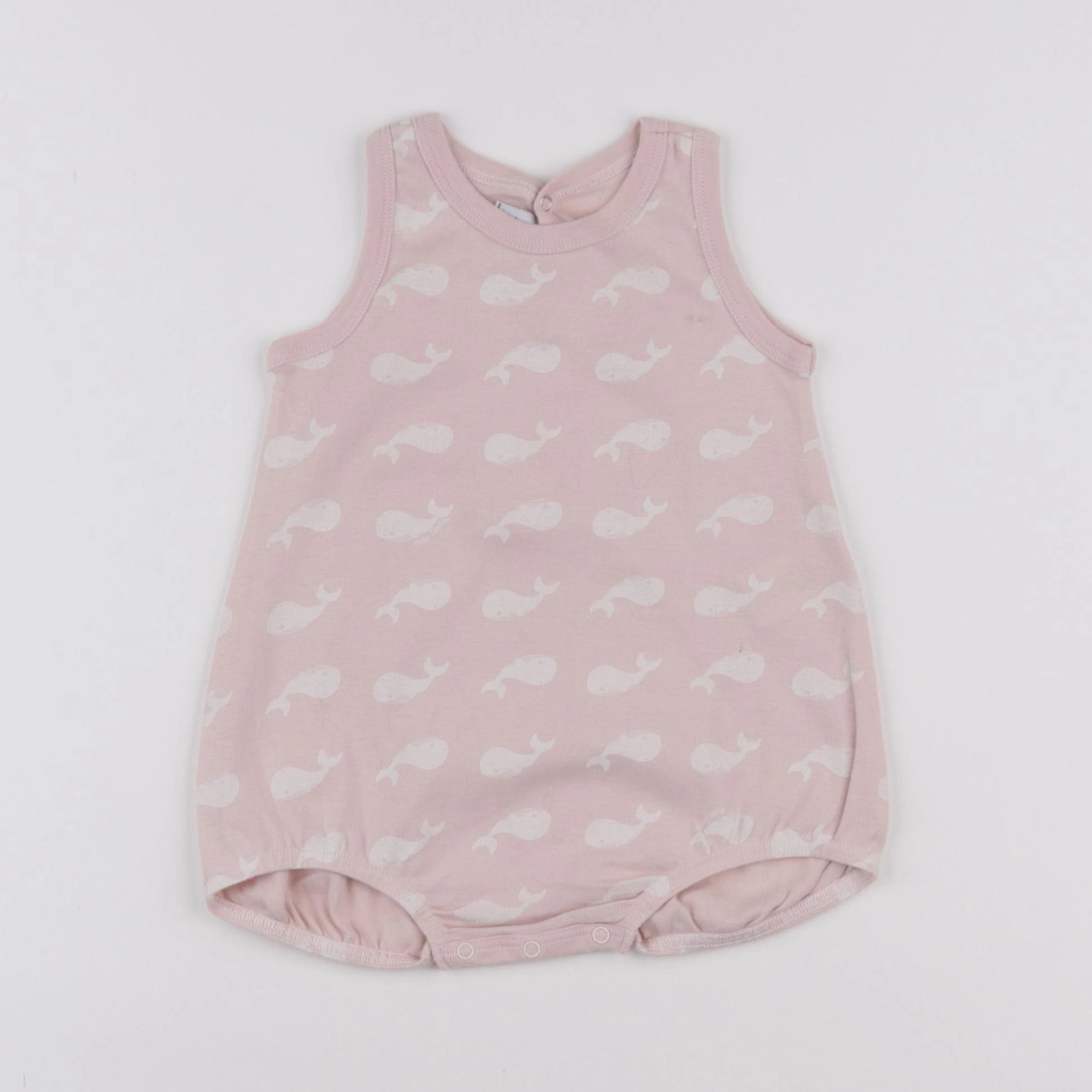 Petit Bateau - combinaison rose - 12 mois
