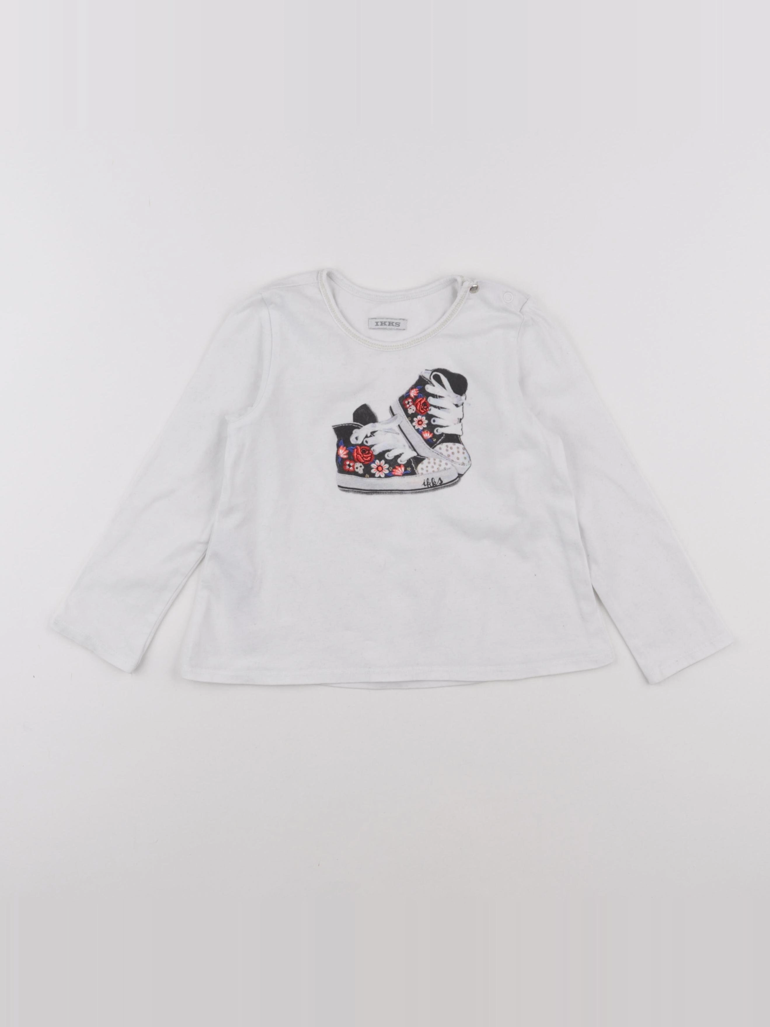 IKKS - tee-shirt blanc - 3 ans