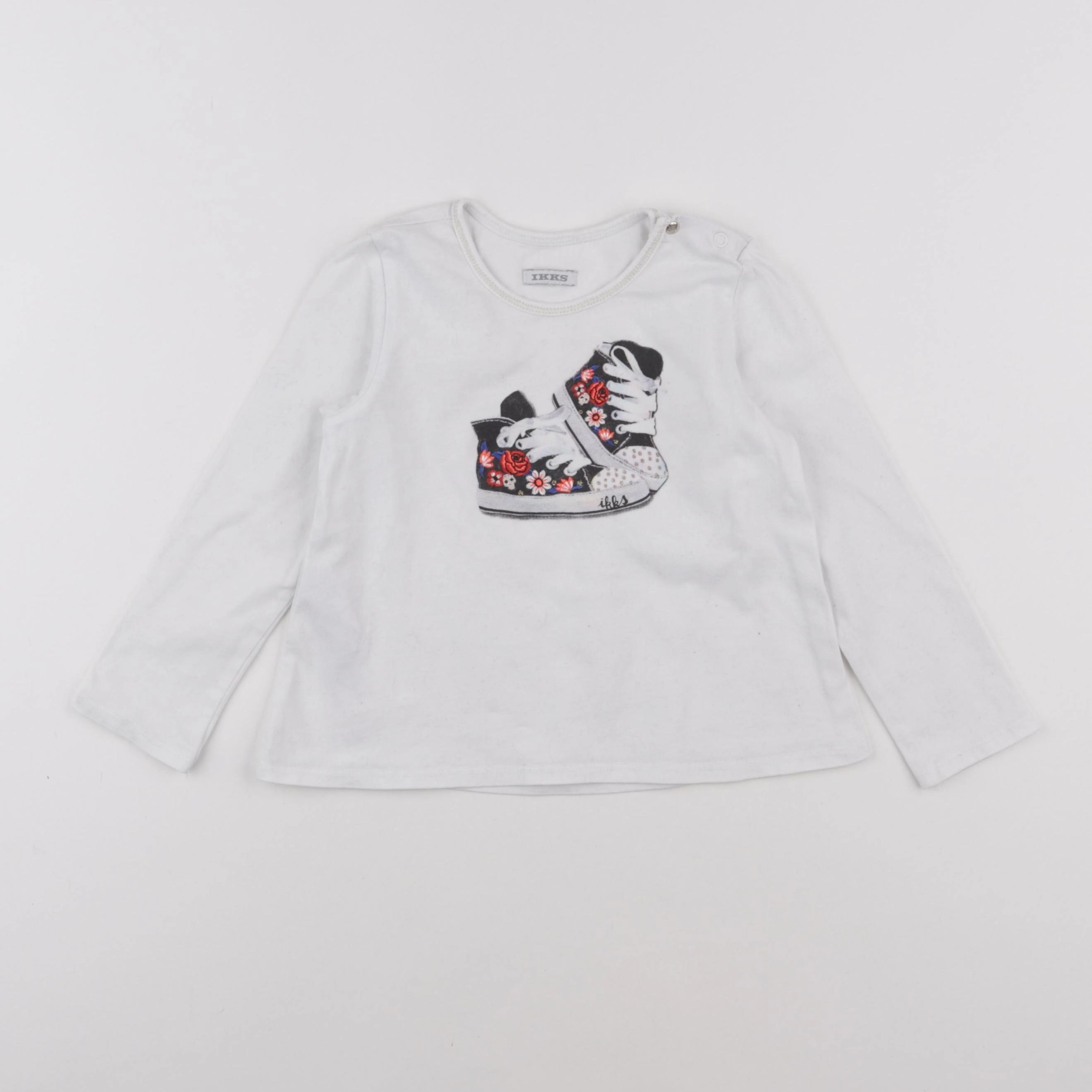 IKKS - tee-shirt blanc - 3 ans
