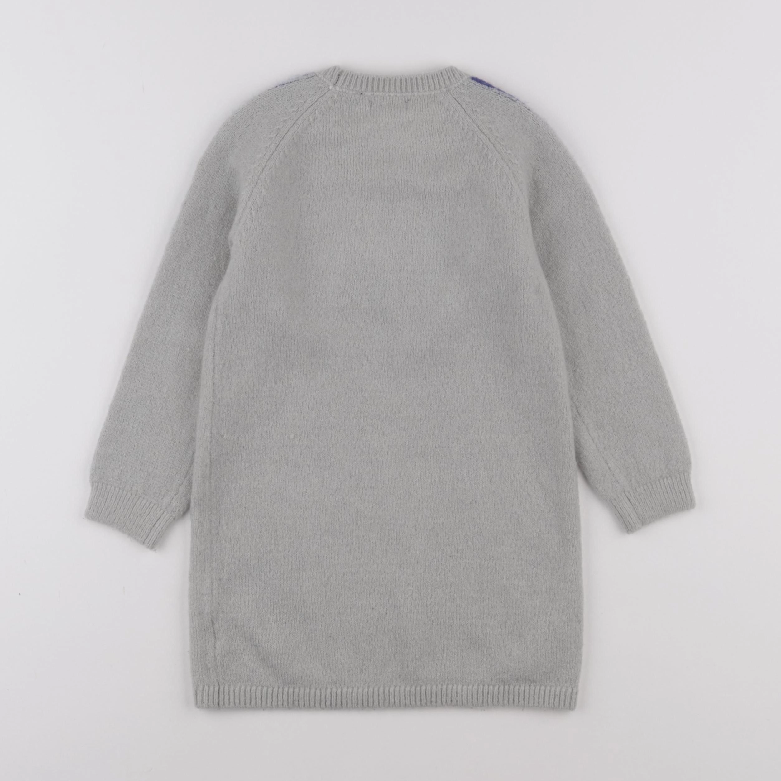 IKKS - robe gris, bleu - 5 ans