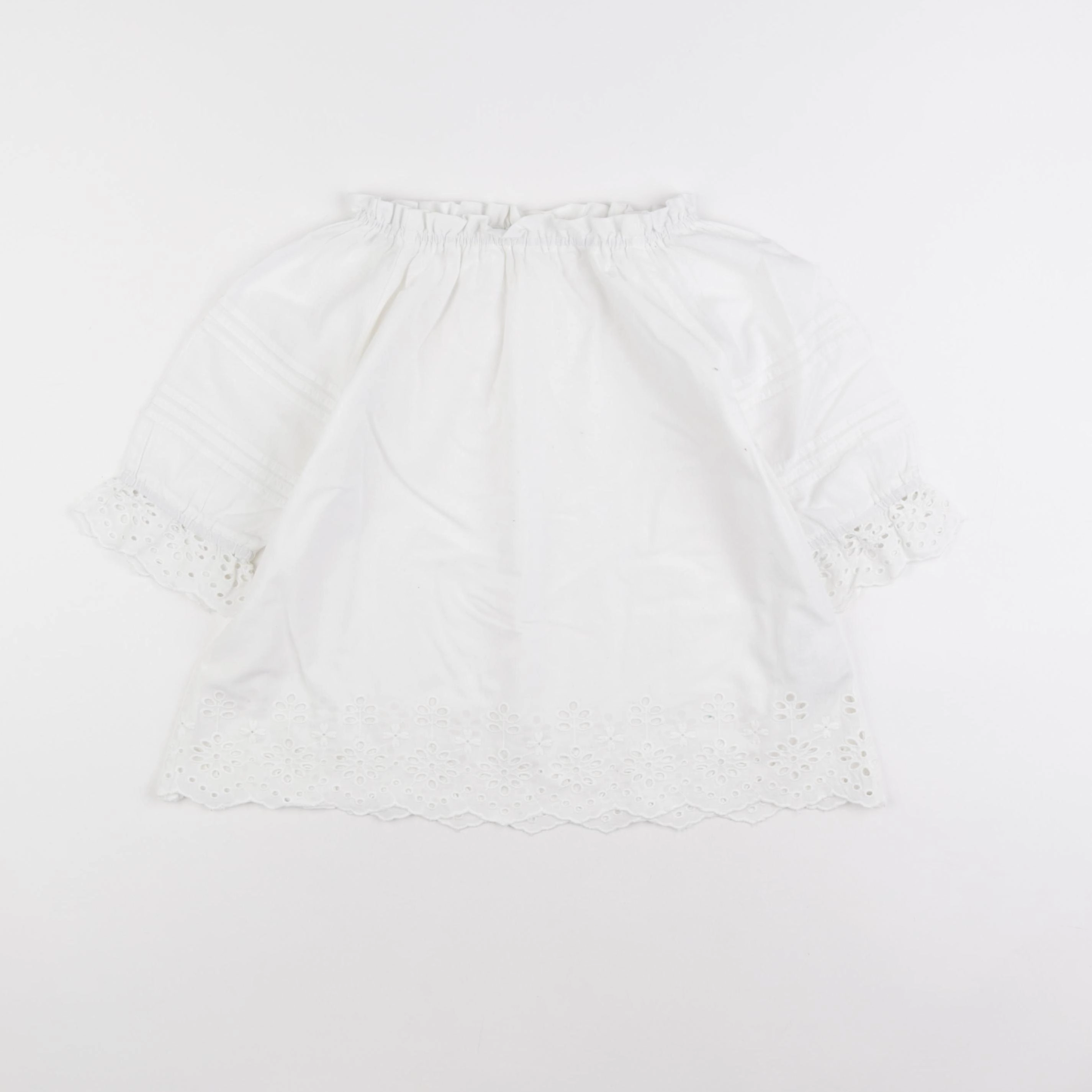 Monoprix - blouse blanc - 8 ans