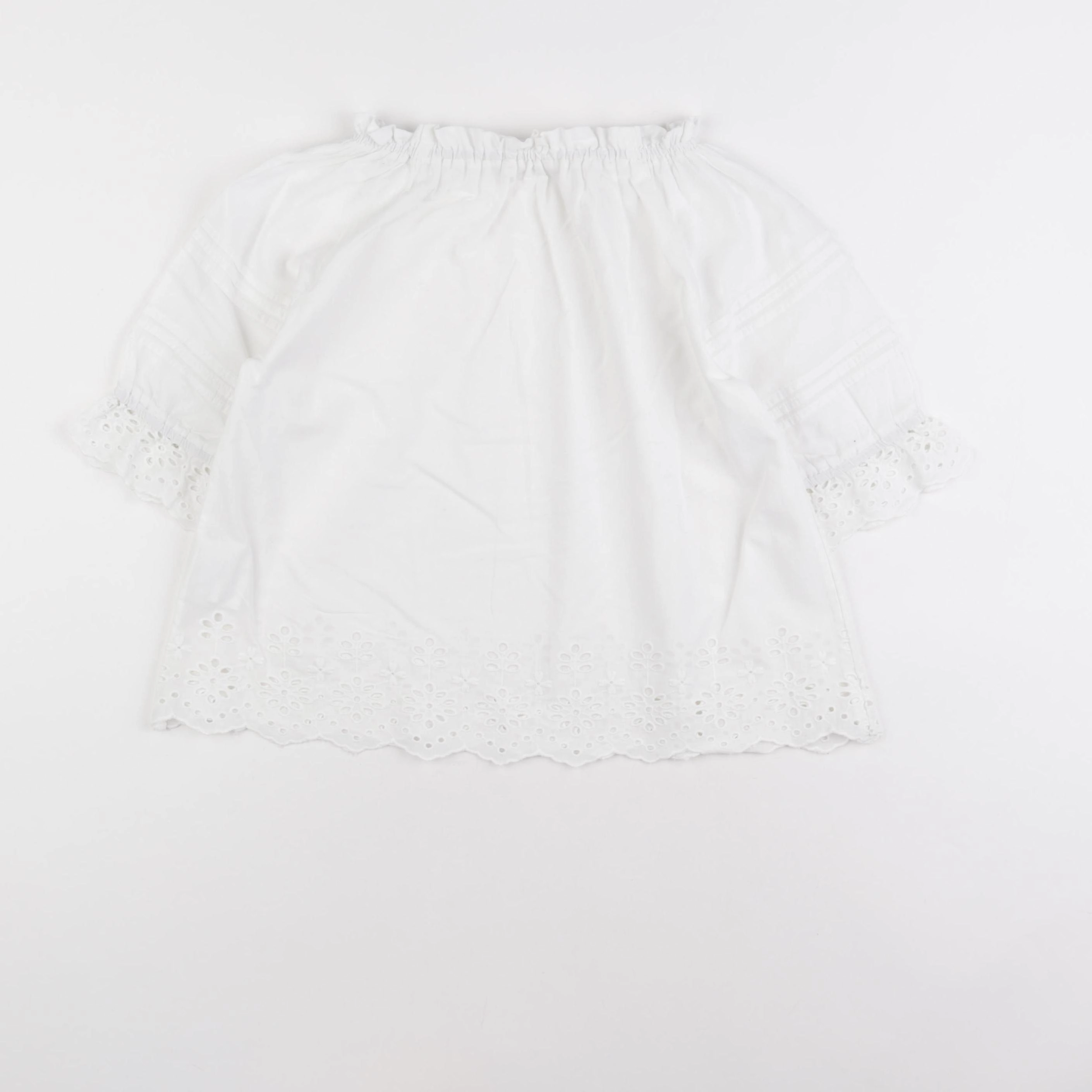 Monoprix - blouse blanc - 8 ans