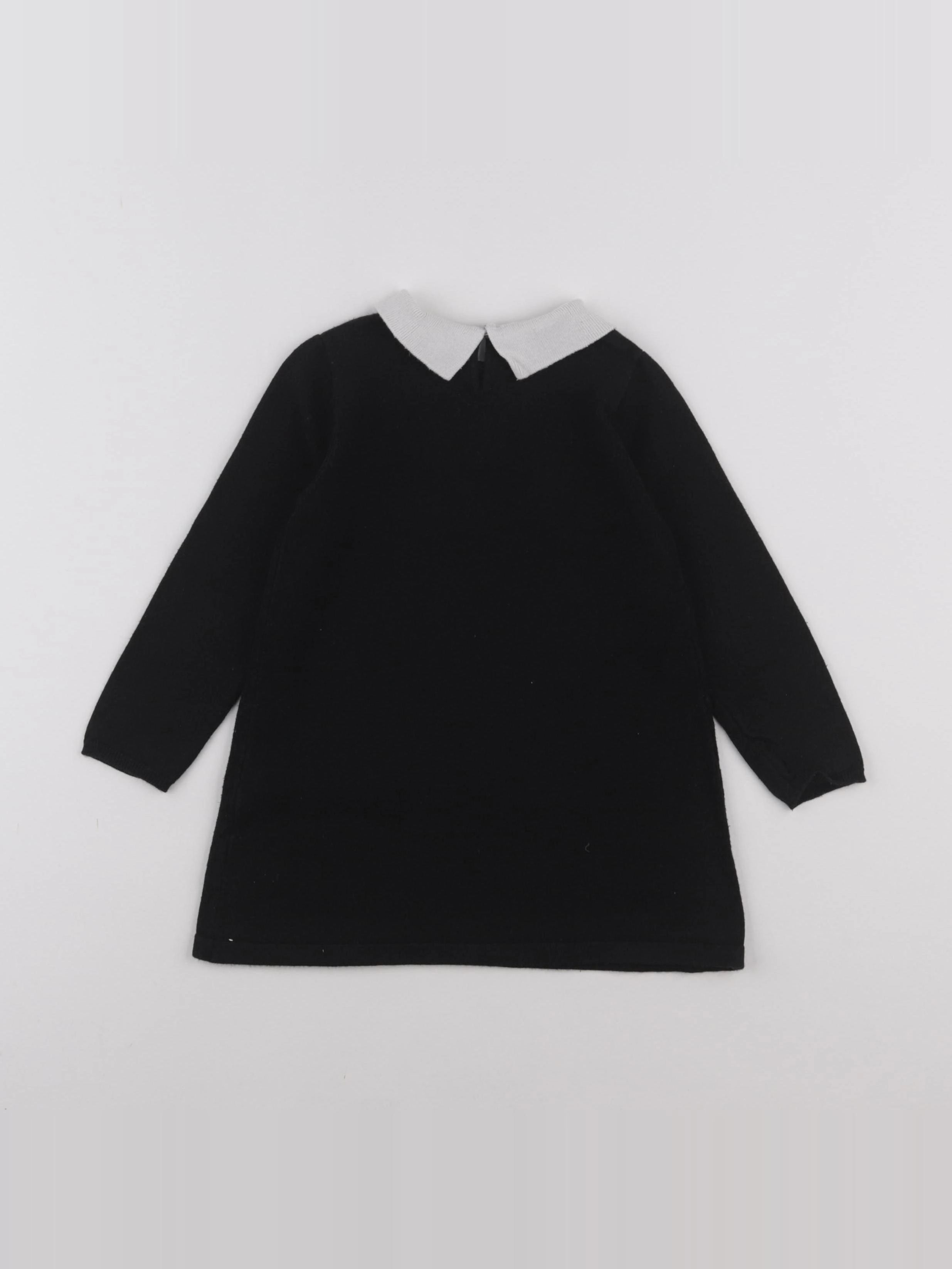 IKKS - robe noir, blanc - 3 ans