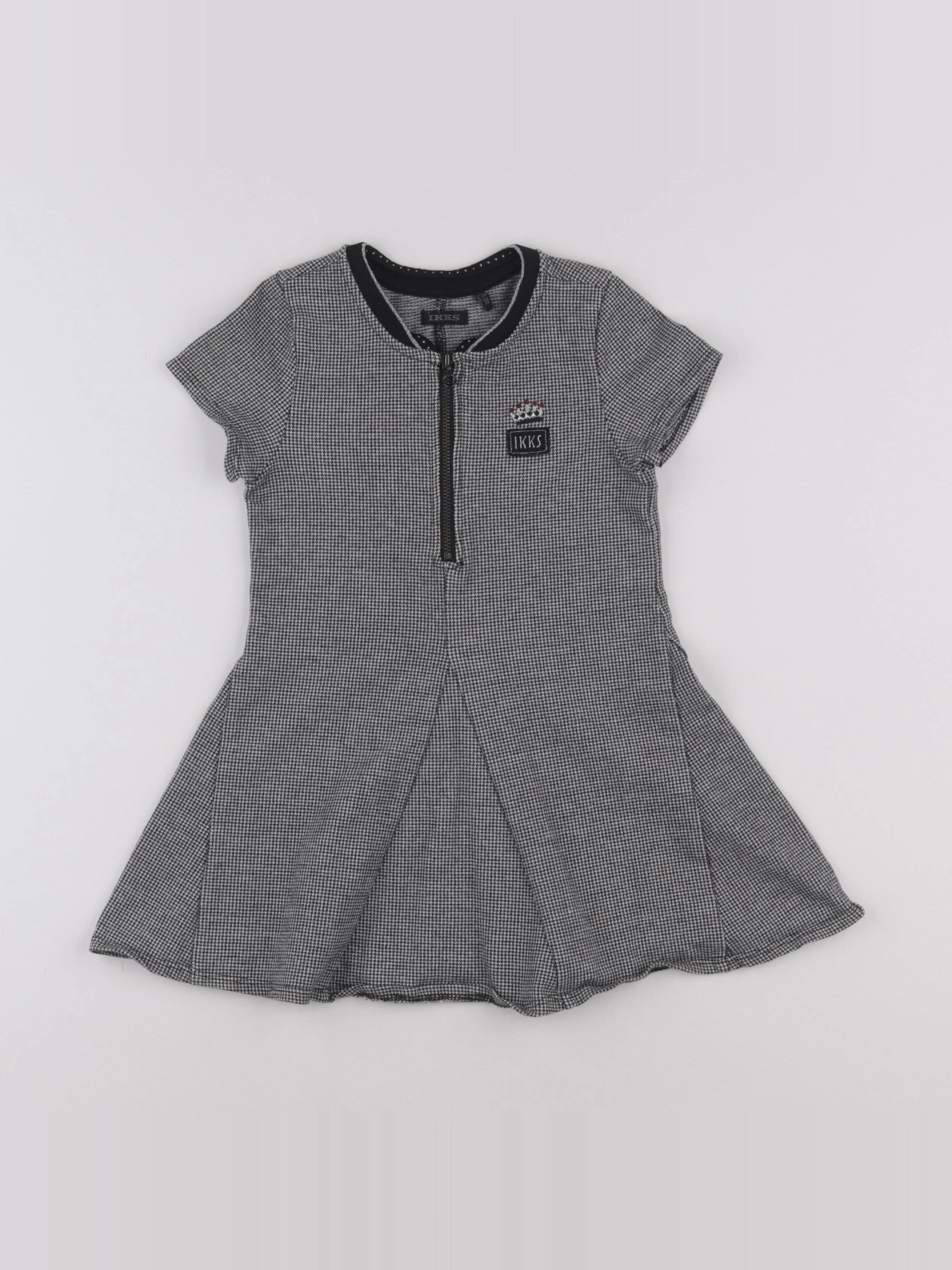 IKKS - robe gris, blanc - 3 ans