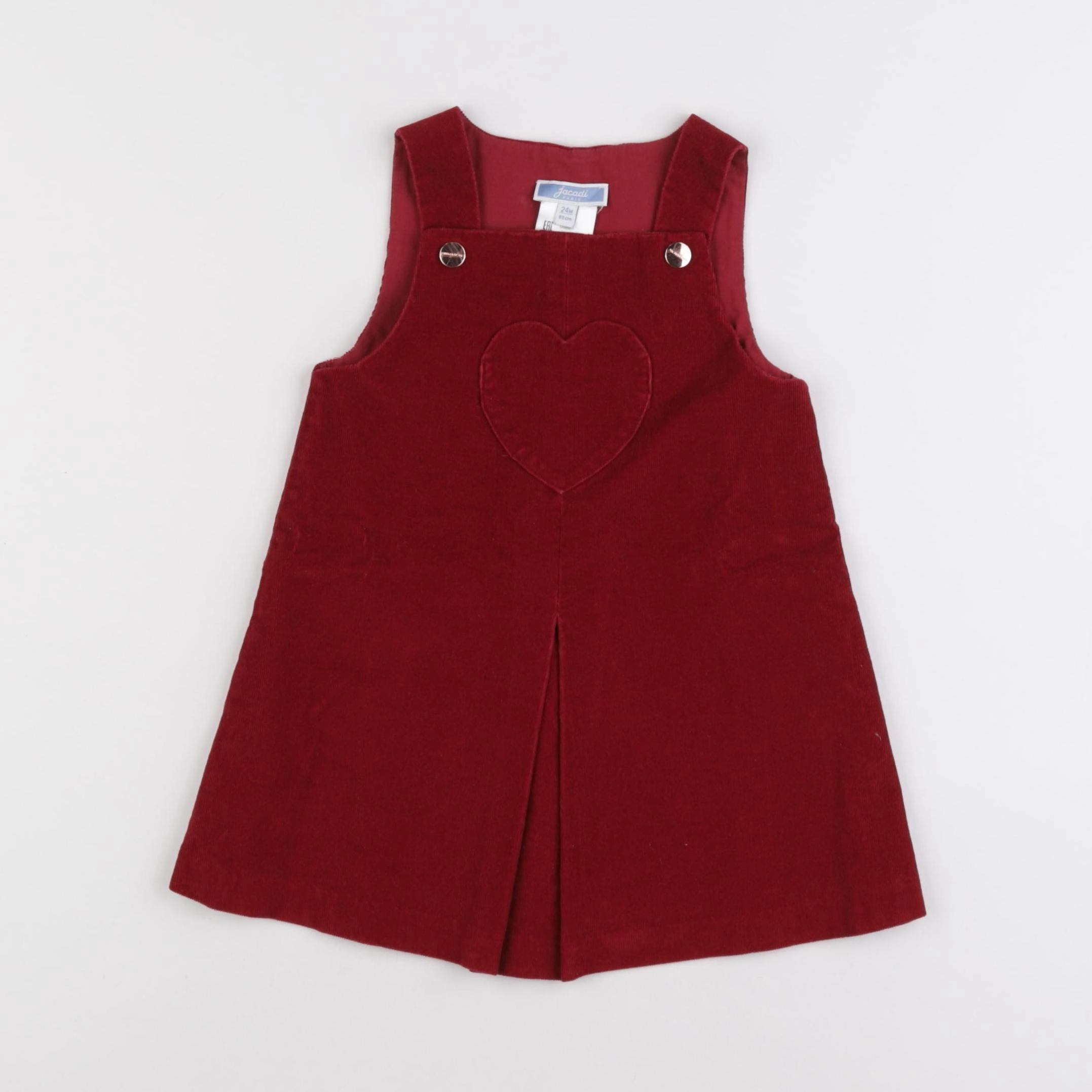 Jacadi - robe rouge - 24 mois