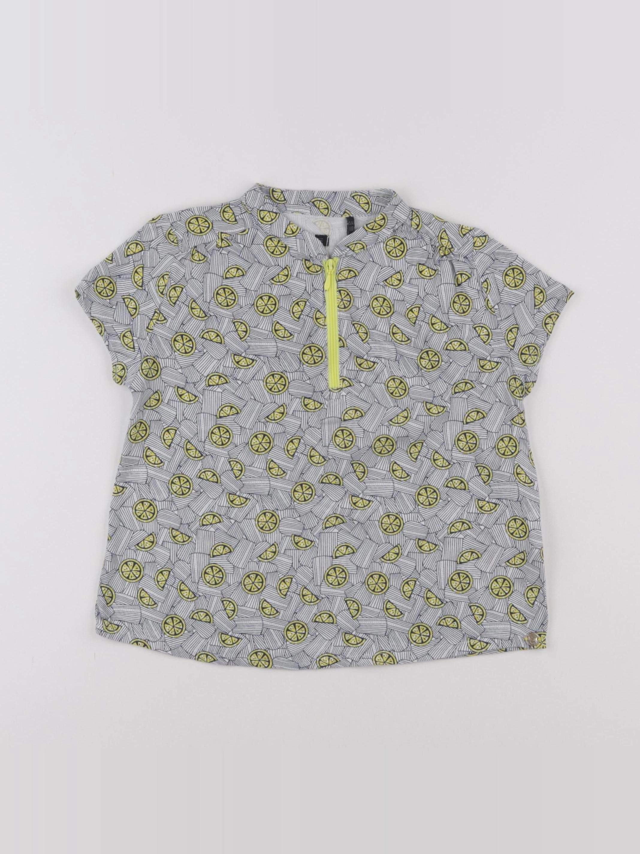IKKS - blouse bleu, jaune - 5 ans