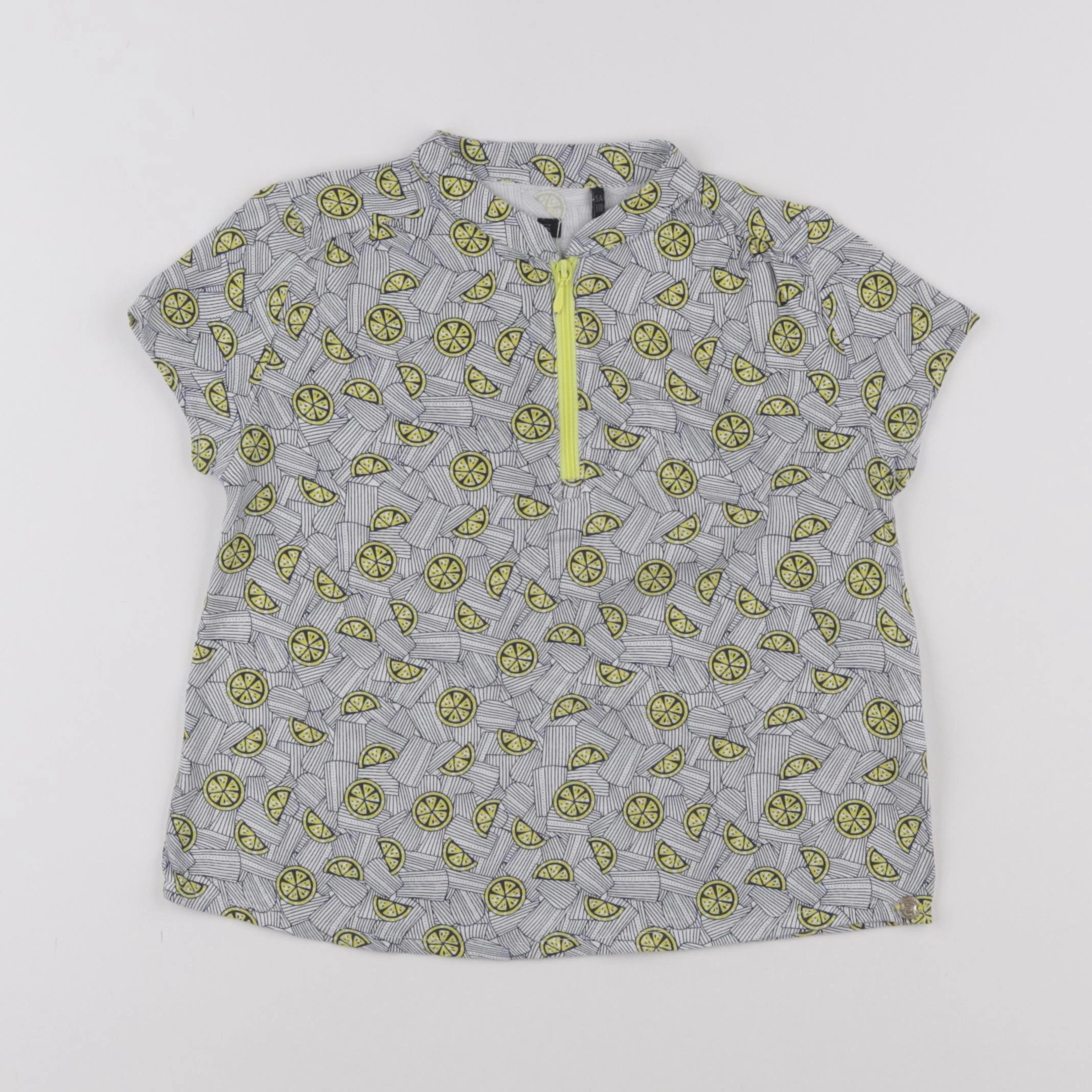 IKKS - blouse bleu, jaune - 5 ans