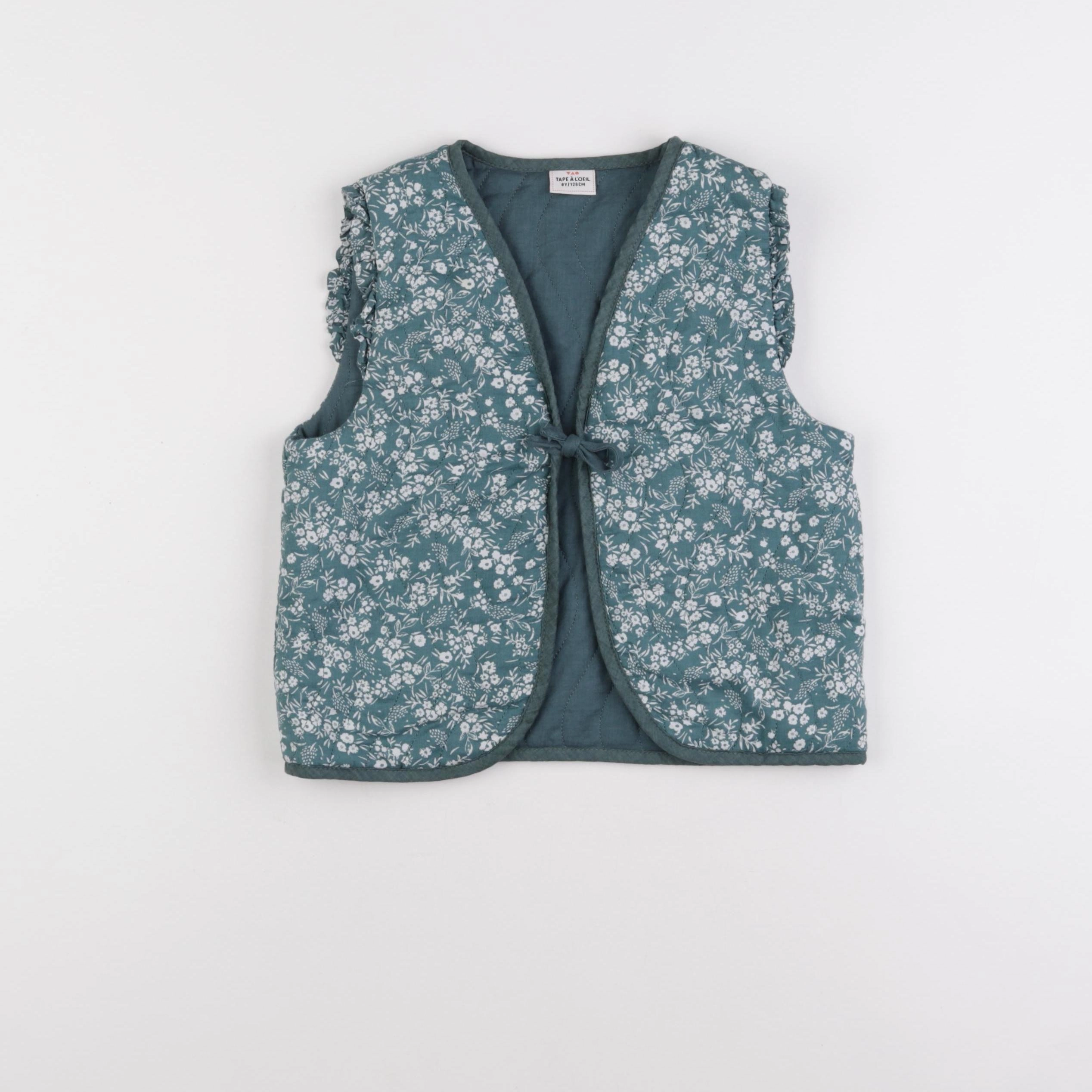 Tape à l'oeil - gilet vert - 8 ans
