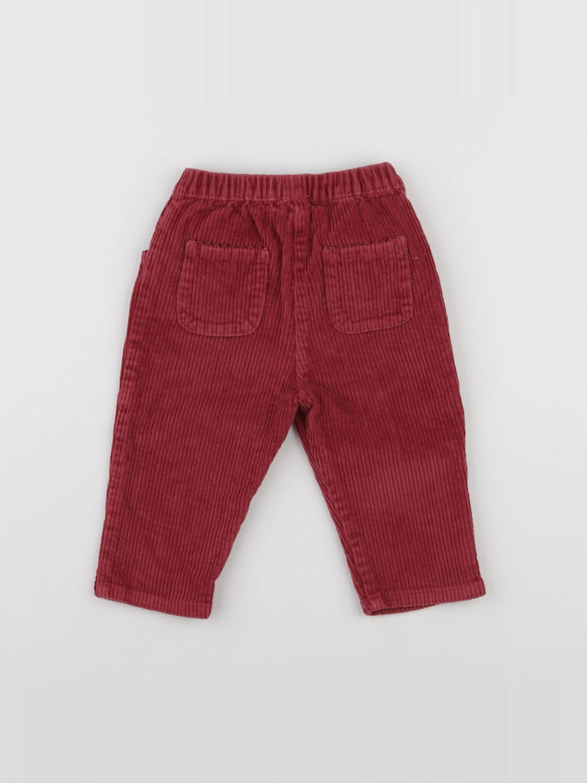 Cyrillus - pantalon rouge - 12 mois