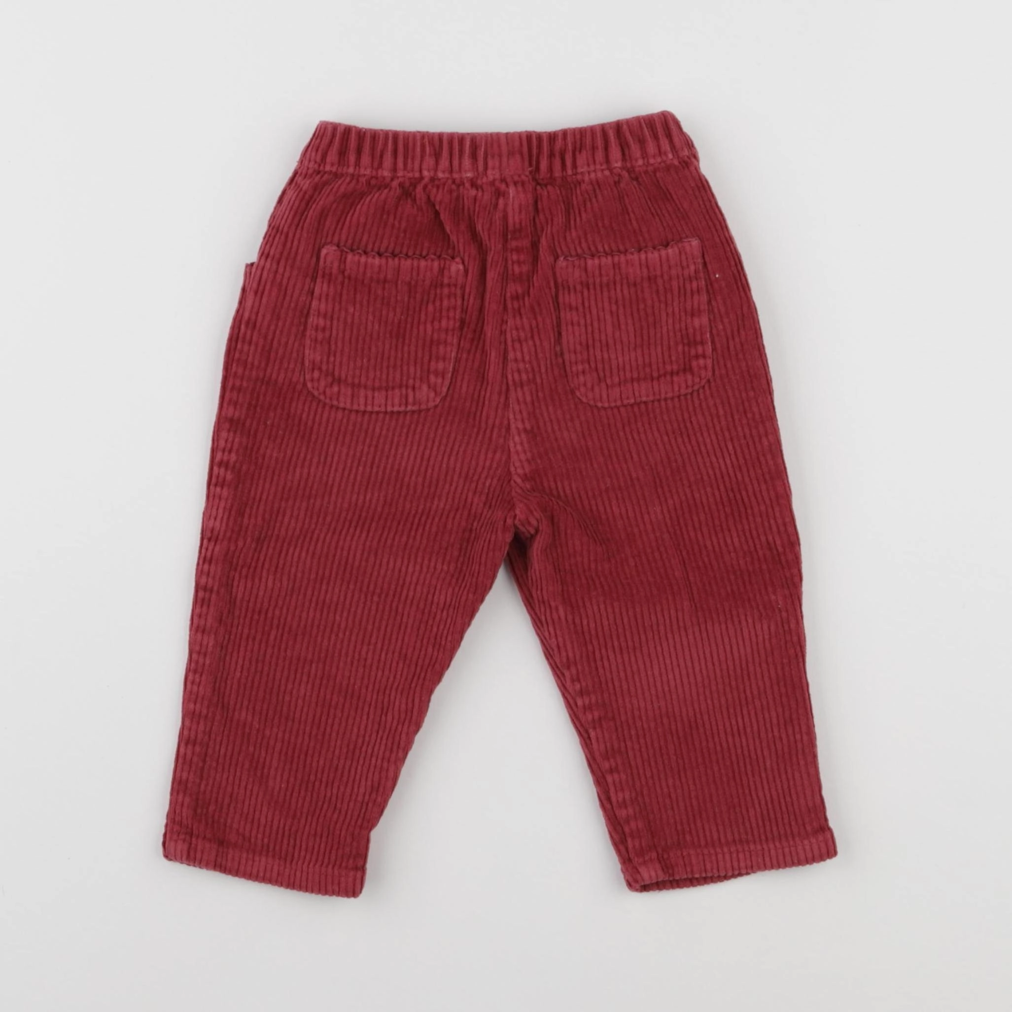 Cyrillus - pantalon rouge - 12 mois