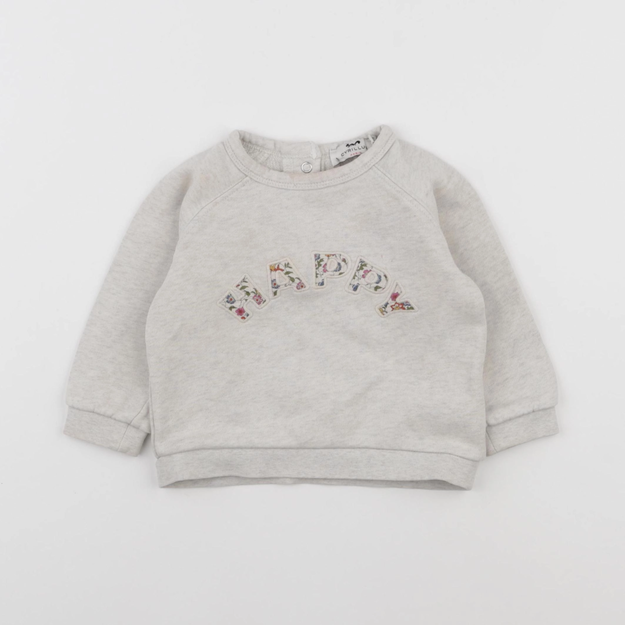 Cyrillus - sweat beige - 12 mois