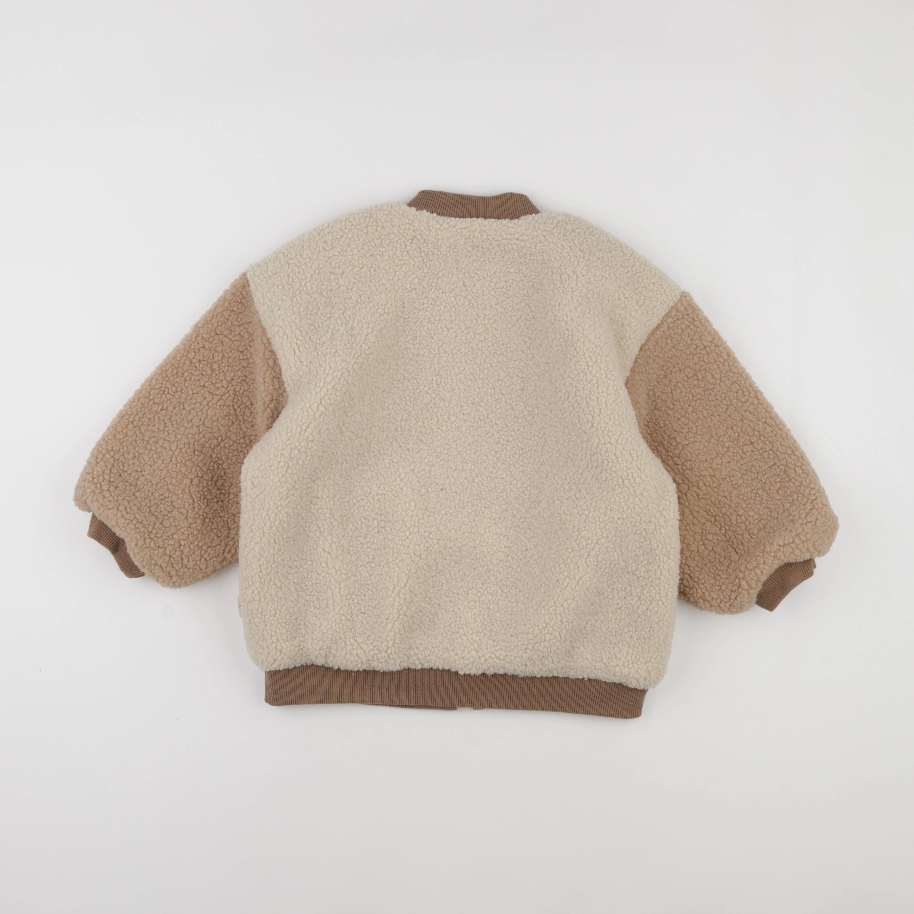Gamin gamine - veste marron, beige - 4 ans