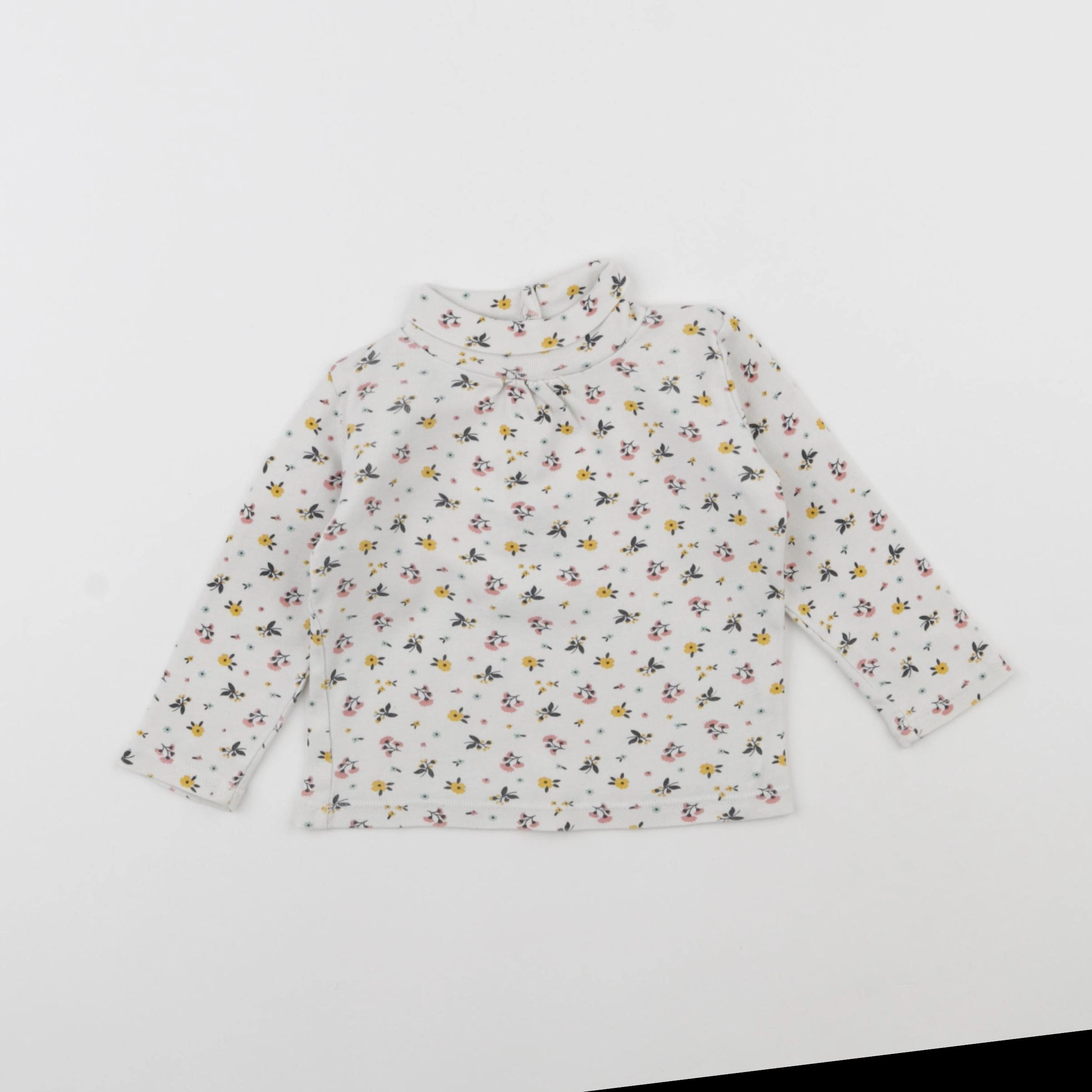 Boutchou - sous-pull blanc, multicolore - 12 mois