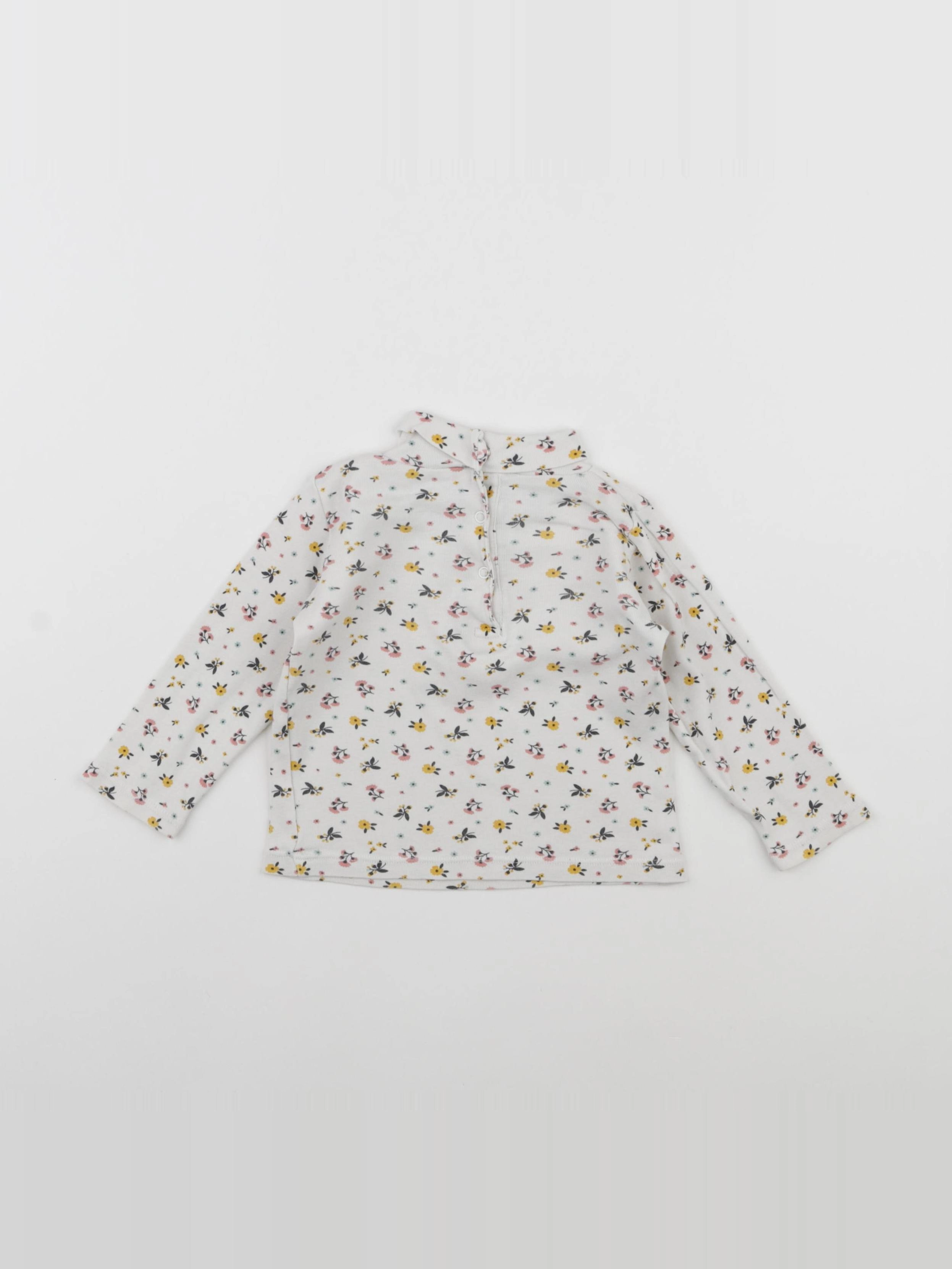 Boutchou - sous-pull blanc, multicolore - 12 mois