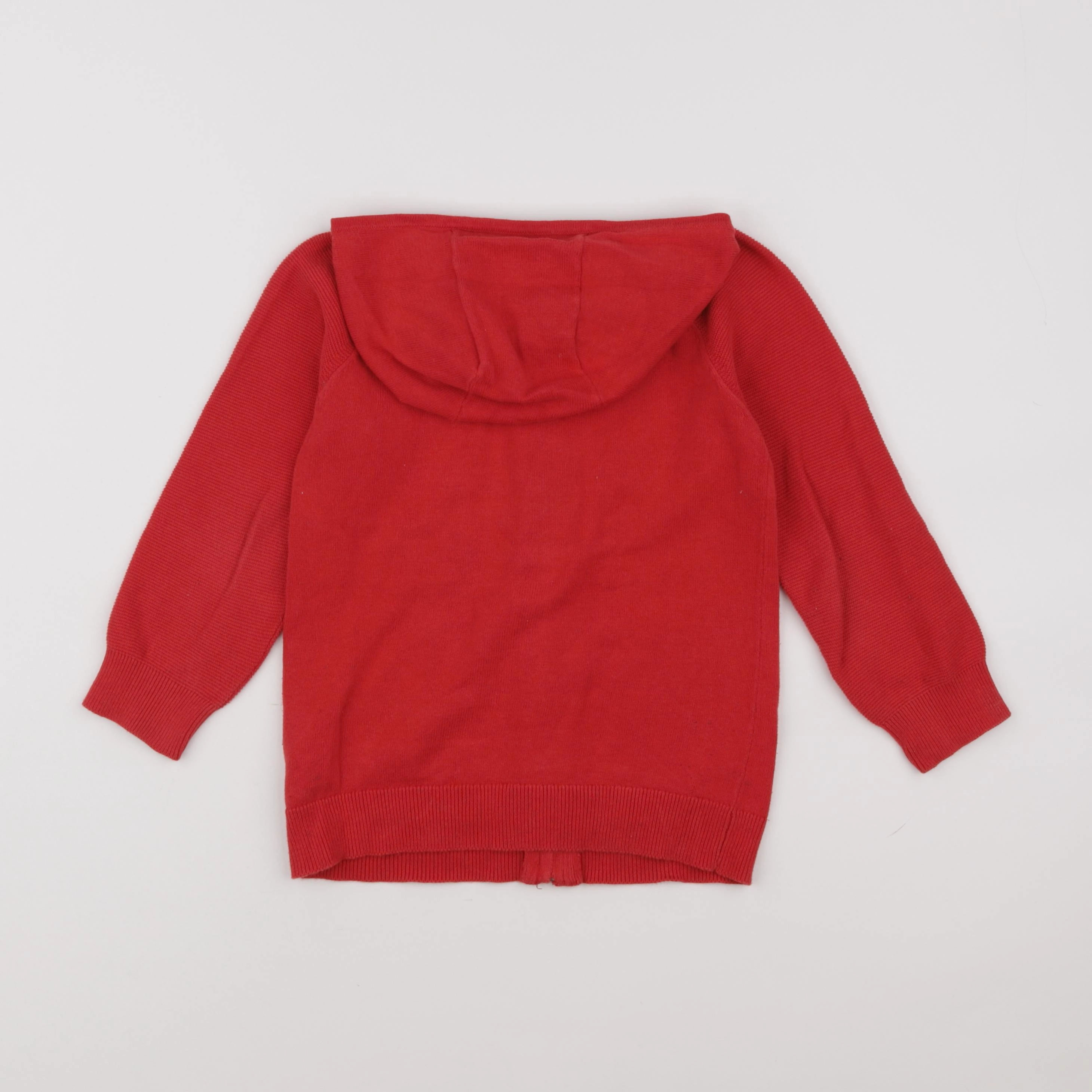 Vertbaudet - gilet rouge - 6 ans