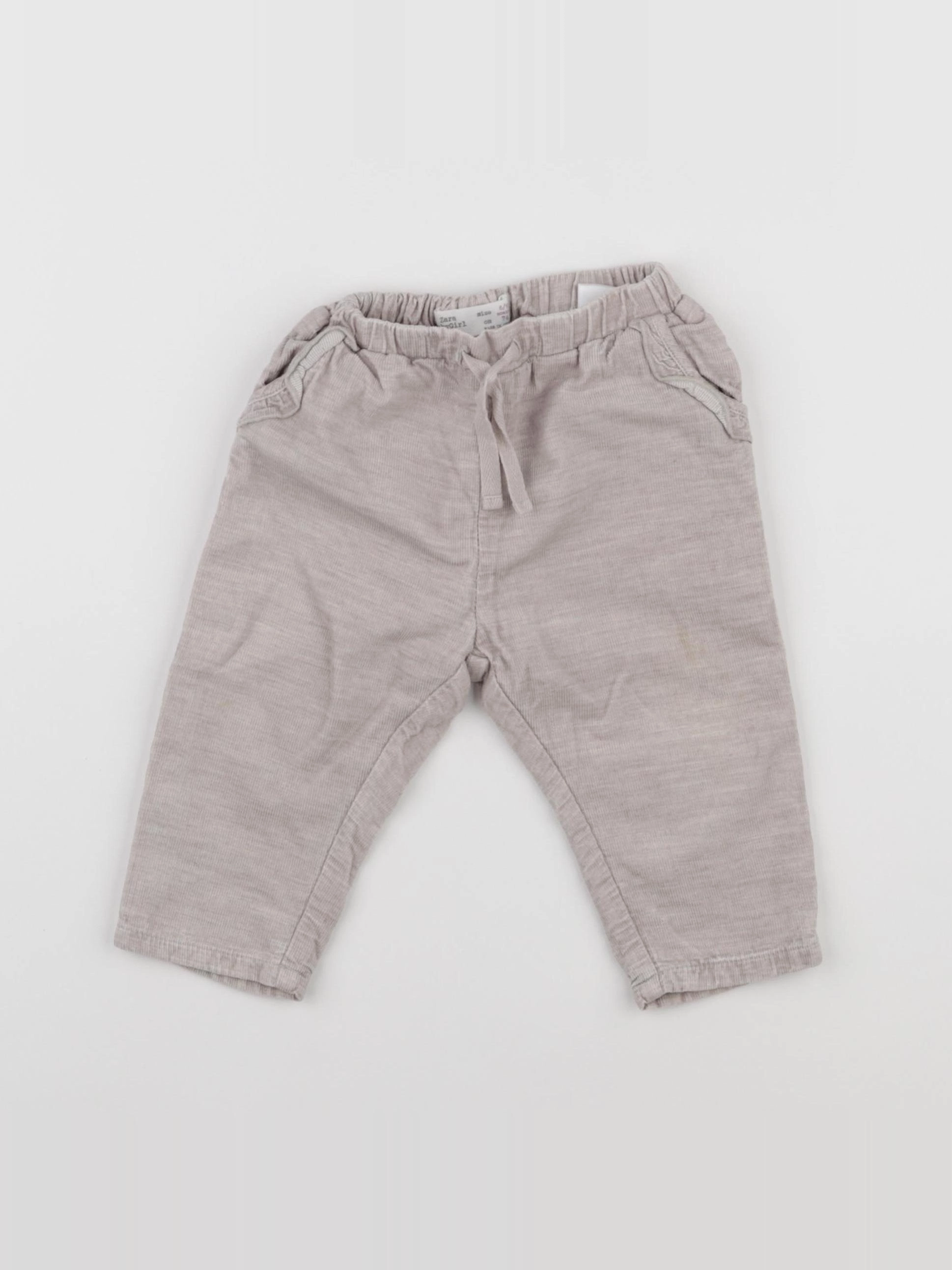 Zara - pantalon beige - 6/9 mois